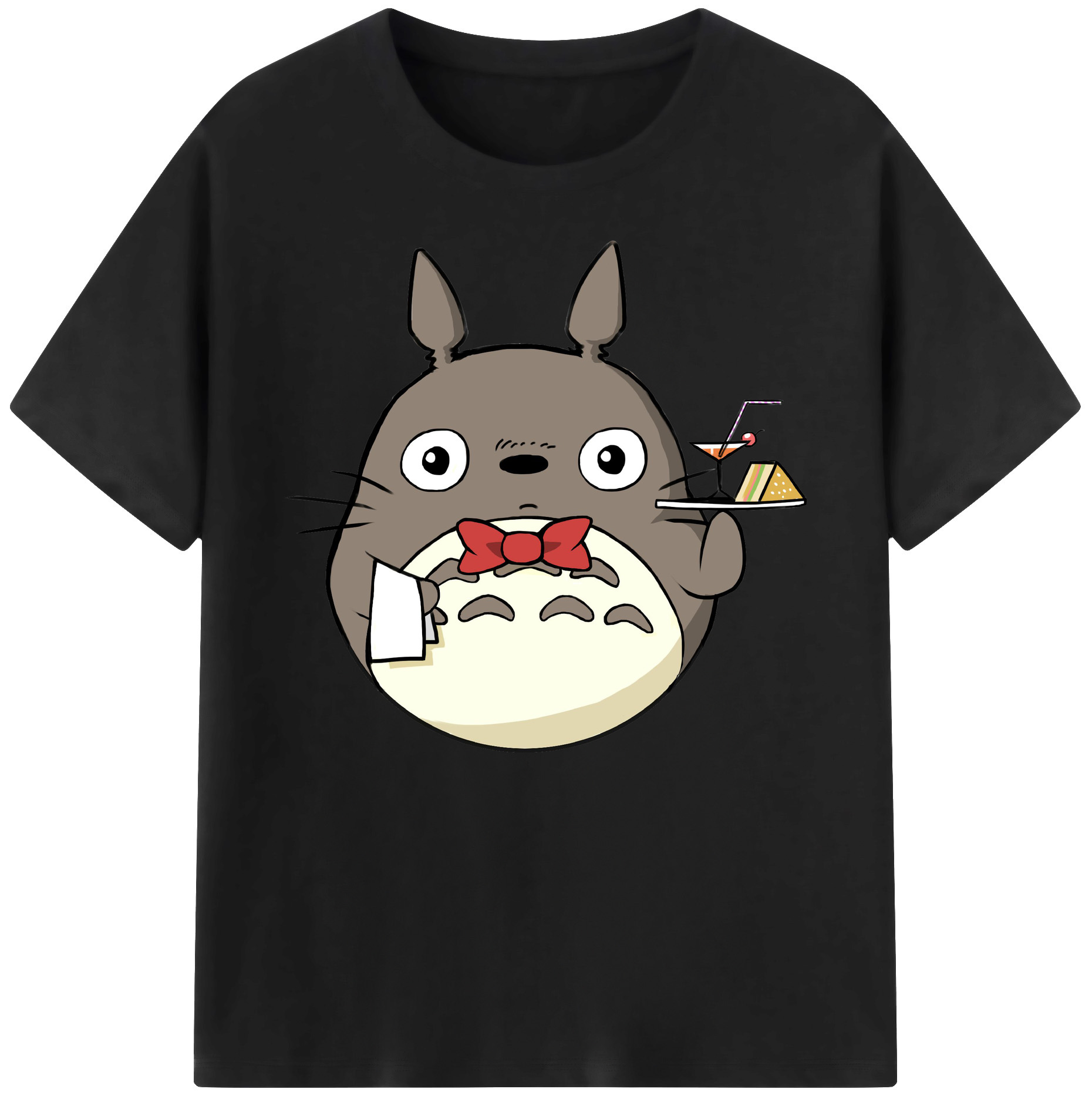 （画像用） となりのトトロ 草壁メイ 草壁サツキ My Neighbor Totoro Satsuki Kusakabe Mei Kusakabe 綿100％ メンズ半袖Tシャツ｜肌触りやわらか＆通気性
