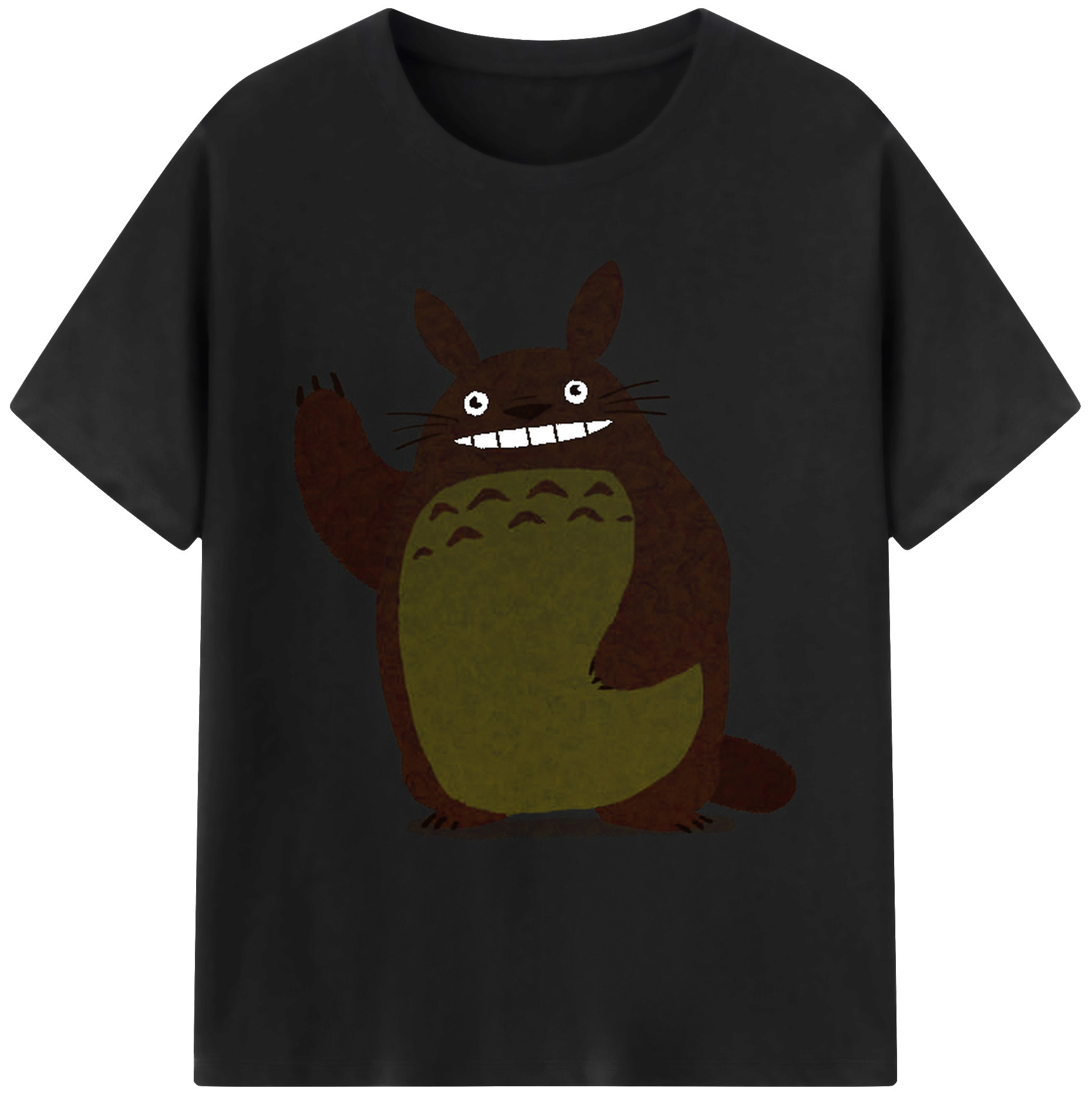 （画像用） となりのトトロ 草壁メイ 草壁サツキ My Neighbor Totoro Satsuki Kusakabe Mei Kusakabe 綿100％ メンズ半袖Tシャツ｜肌触りやわらか＆通気性