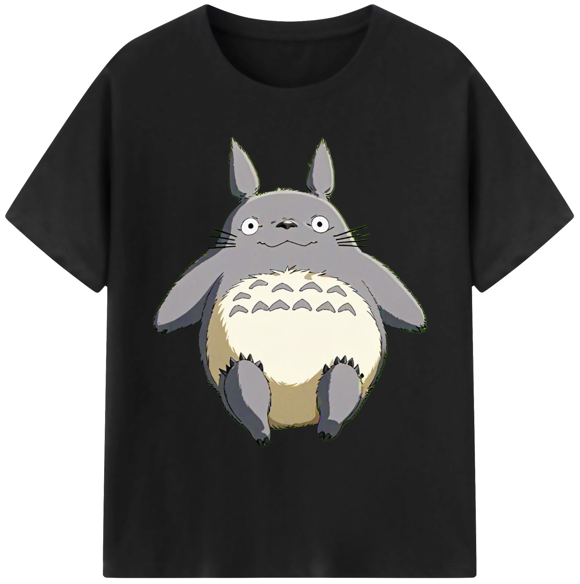 （画像用） となりのトトロ 草壁メイ 草壁サツキ My Neighbor Totoro Satsuki Kusakabe Mei Kusakabe 綿100％ メンズ半袖Tシャツ｜肌触りやわらか＆通気性