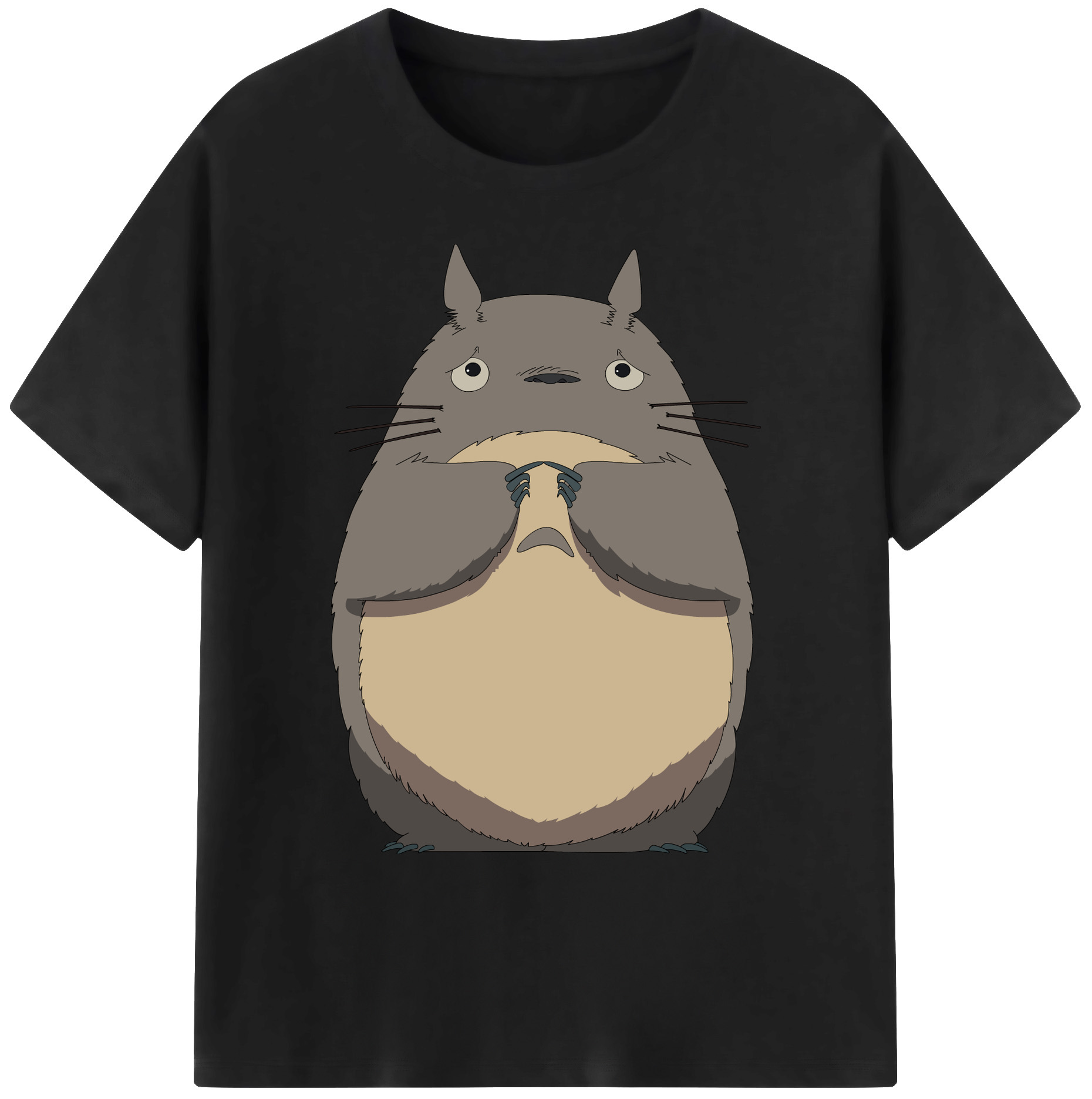 （画像用） となりのトトロ 草壁メイ 草壁サツキ My Neighbor Totoro Satsuki Kusakabe Mei Kusakabe 綿100％ メンズ半袖Tシャツ｜肌触りやわらか＆通気性