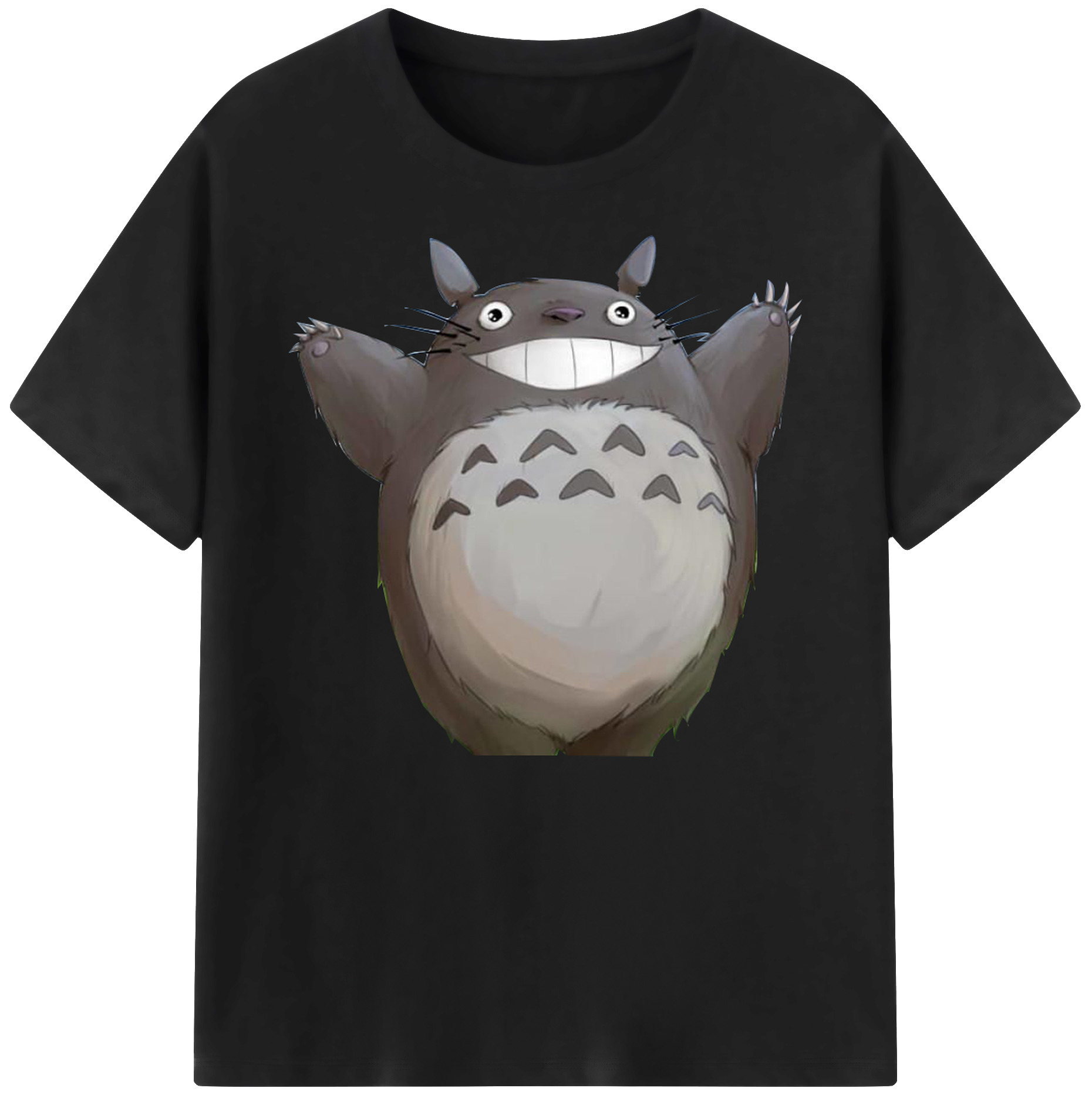 （画像用） となりのトトロ 草壁メイ 草壁サツキ My Neighbor Totoro Satsuki Kusakabe Mei Kusakabe 綿100％ メンズ半袖Tシャツ｜肌触りやわらか＆通気性