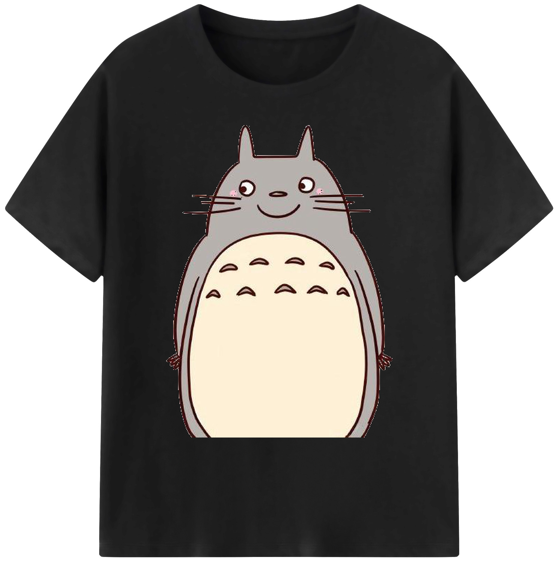 （画像用） となりのトトロ 草壁メイ 草壁サツキ My Neighbor Totoro Satsuki Kusakabe Mei Kusakabe 綿100％ メンズ半袖Tシャツ｜肌触りやわらか＆通気性