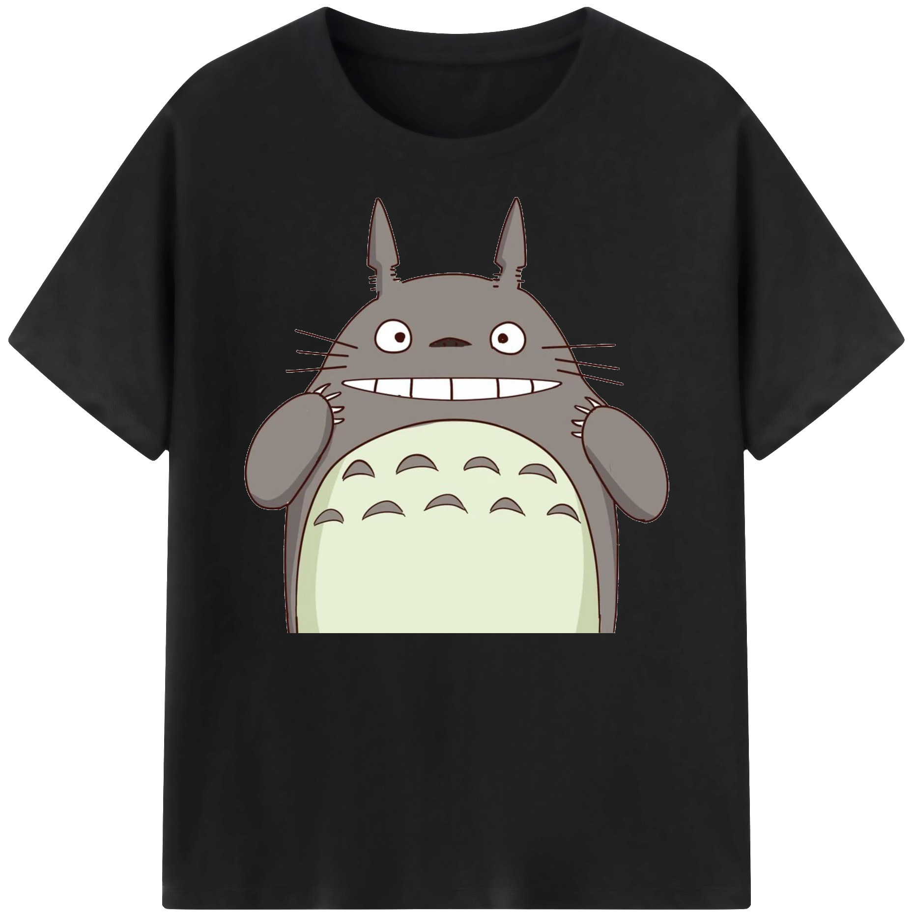 （画像用） となりのトトロ 草壁メイ 草壁サツキ My Neighbor Totoro Satsuki Kusakabe Mei Kusakabe 綿100％ メンズ半袖Tシャツ｜肌触りやわらか＆通気性