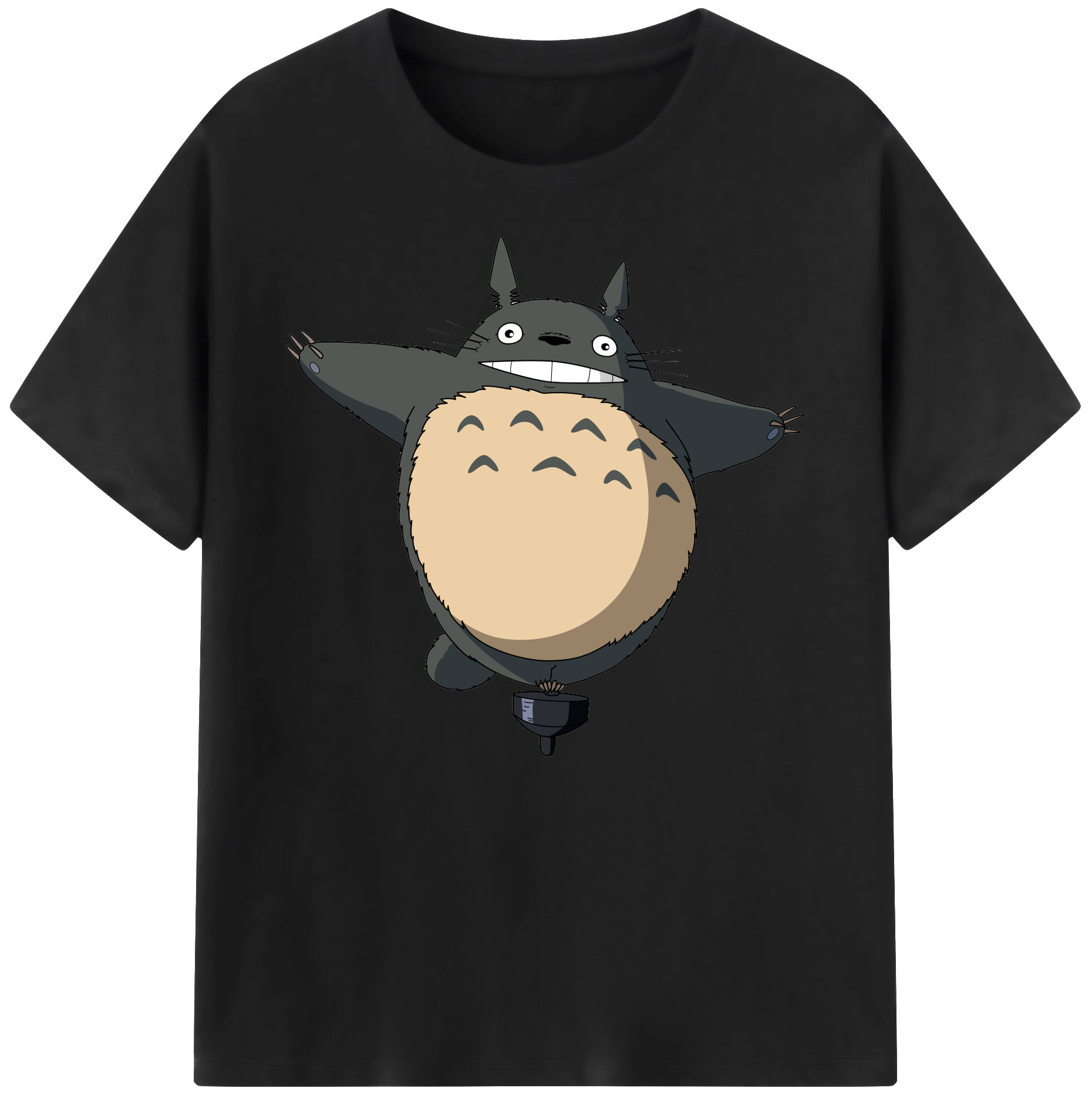 （画像用） となりのトトロ 草壁メイ 草壁サツキ My Neighbor Totoro Satsuki Kusakabe Mei Kusakabe 綿100％ メンズ半袖Tシャツ｜肌触りやわらか＆通気性