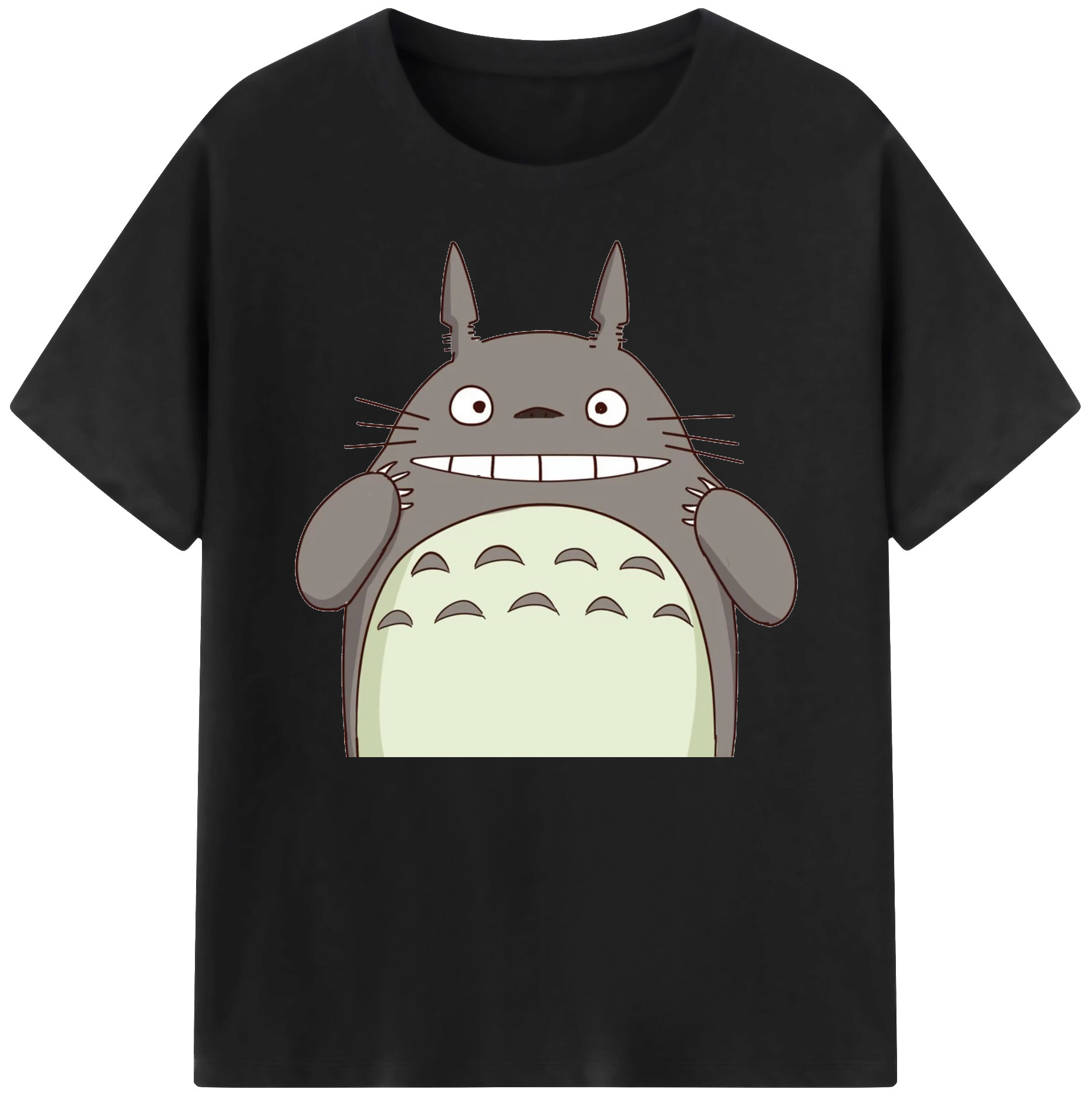 （画像用） となりのトトロ 草壁メイ 草壁サツキ My Neighbor Totoro Satsuki Kusakabe Mei Kusakabe 綿100％ メンズ半袖Tシャツ｜肌触りやわらか＆通気性