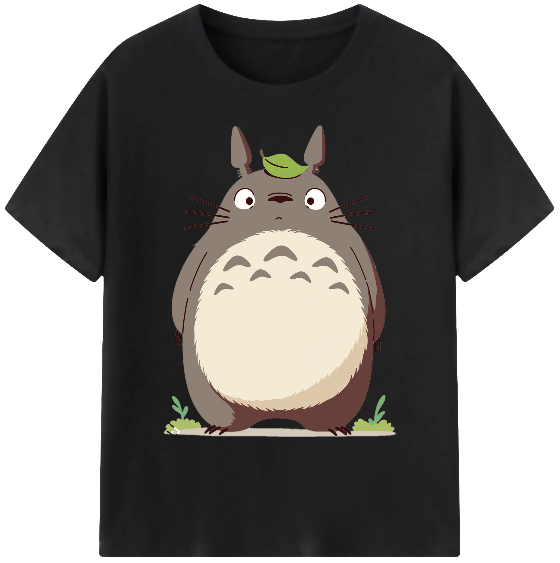 （画像用） となりのトトロ 草壁メイ 草壁サツキ My Neighbor Totoro Satsuki Kusakabe Mei Kusakabe 綿100％ メンズ半袖Tシャツ｜肌触りやわらか＆通気性