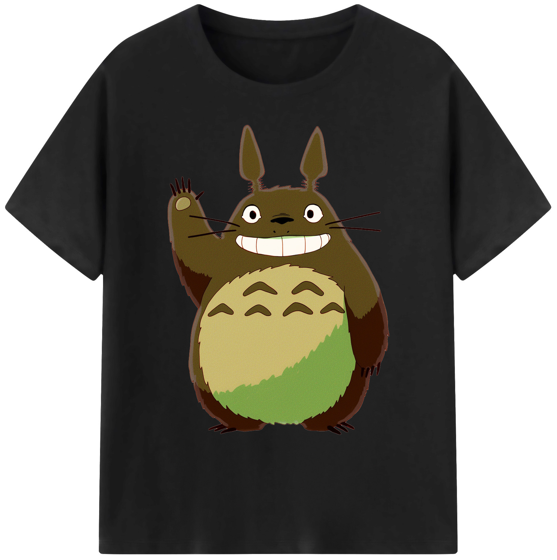 （画像用） となりのトトロ 草壁メイ 草壁サツキ My Neighbor Totoro Satsuki Kusakabe Mei Kusakabe 綿100％ メンズ半袖Tシャツ｜肌触りやわらか＆通気性