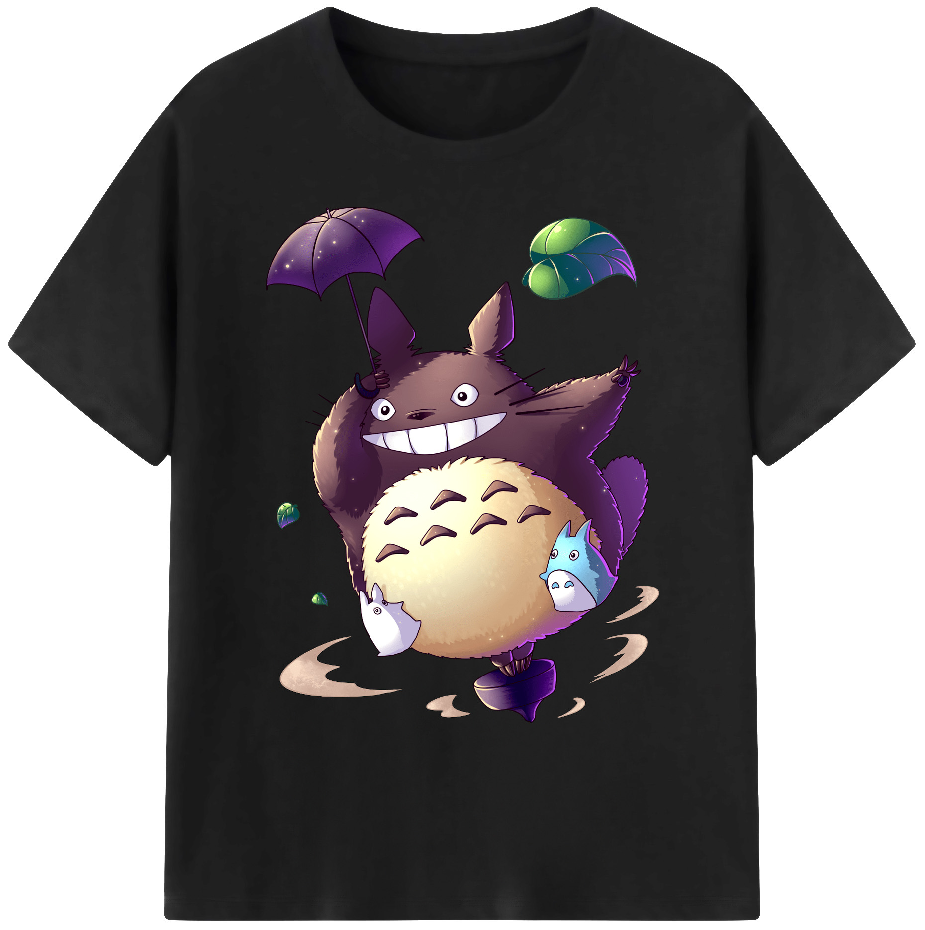 （画像用） となりのトトロ 草壁メイ 草壁サツキ My Neighbor Totoro Satsuki Kusakabe Mei Kusakabe 綿100％ メンズ半袖Tシャツ｜肌触りやわらか＆通気性