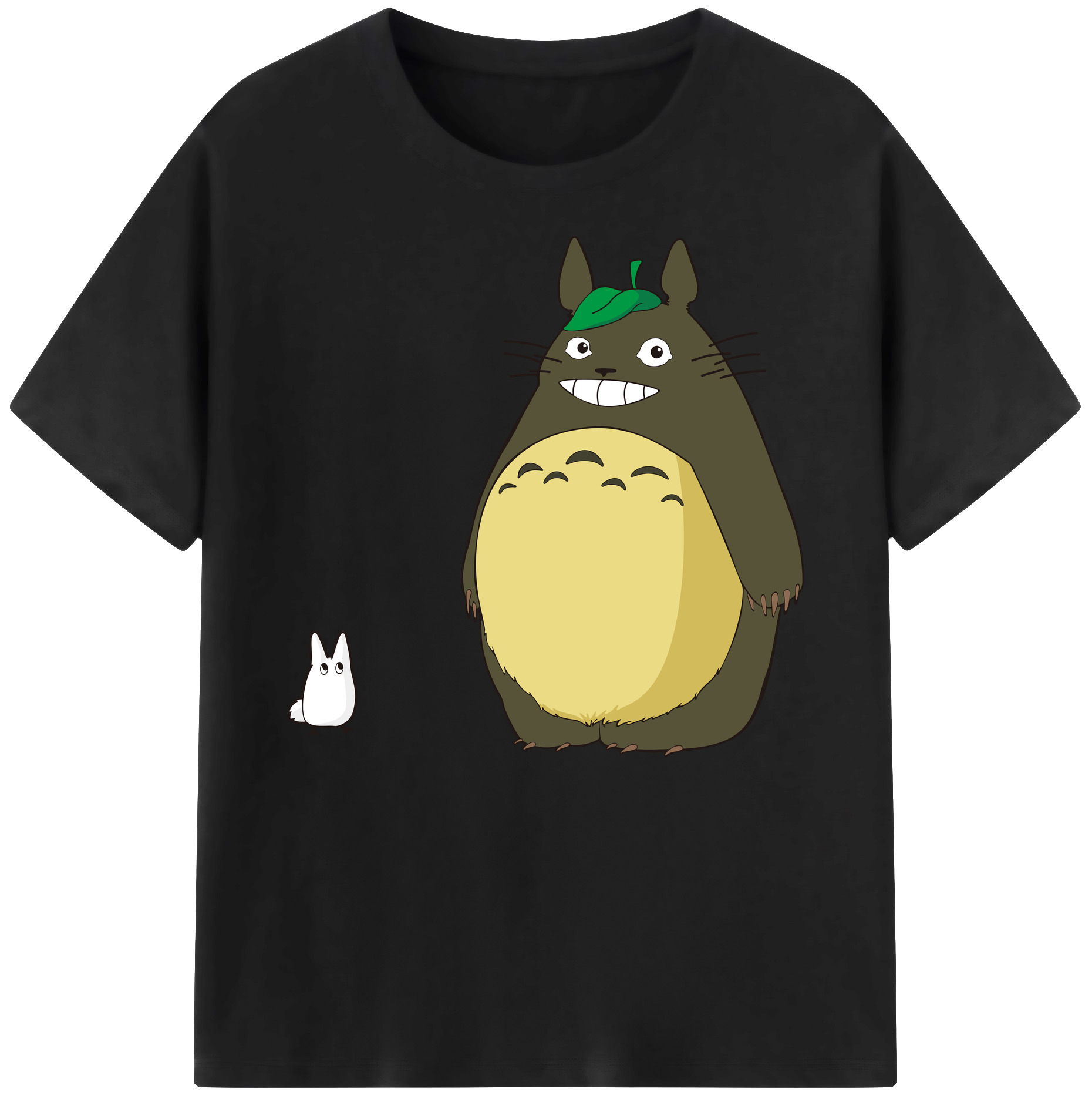 （画像用） となりのトトロ 草壁メイ 草壁サツキ My Neighbor Totoro Satsuki Kusakabe Mei Kusakabe 綿100％ メンズ半袖Tシャツ｜肌触りやわらか＆通気性