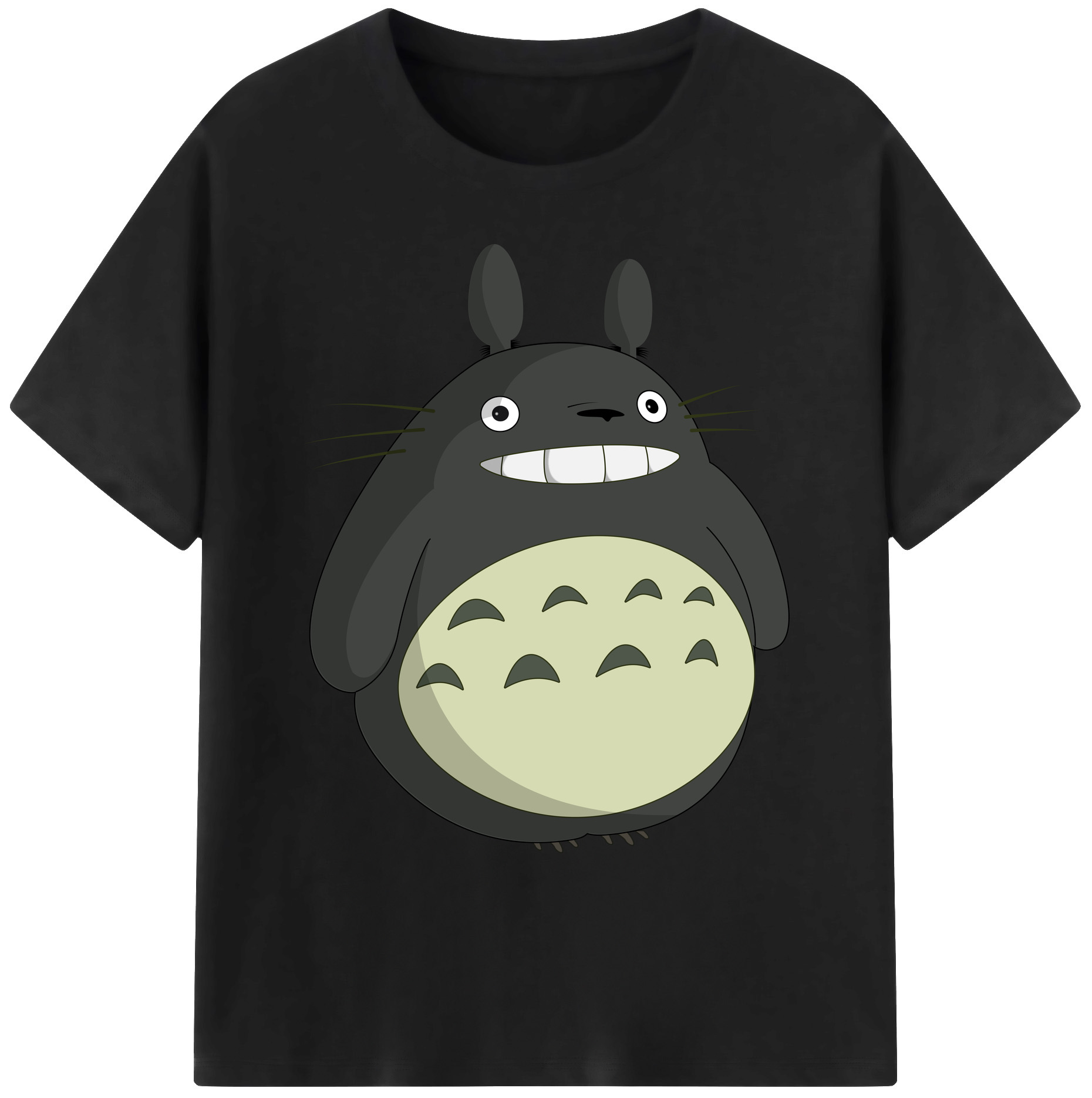 （画像用） となりのトトロ 草壁メイ 草壁サツキ My Neighbor Totoro Satsuki Kusakabe Mei Kusakabe 綿100％ メンズ半袖Tシャツ｜肌触りやわらか＆通気性
