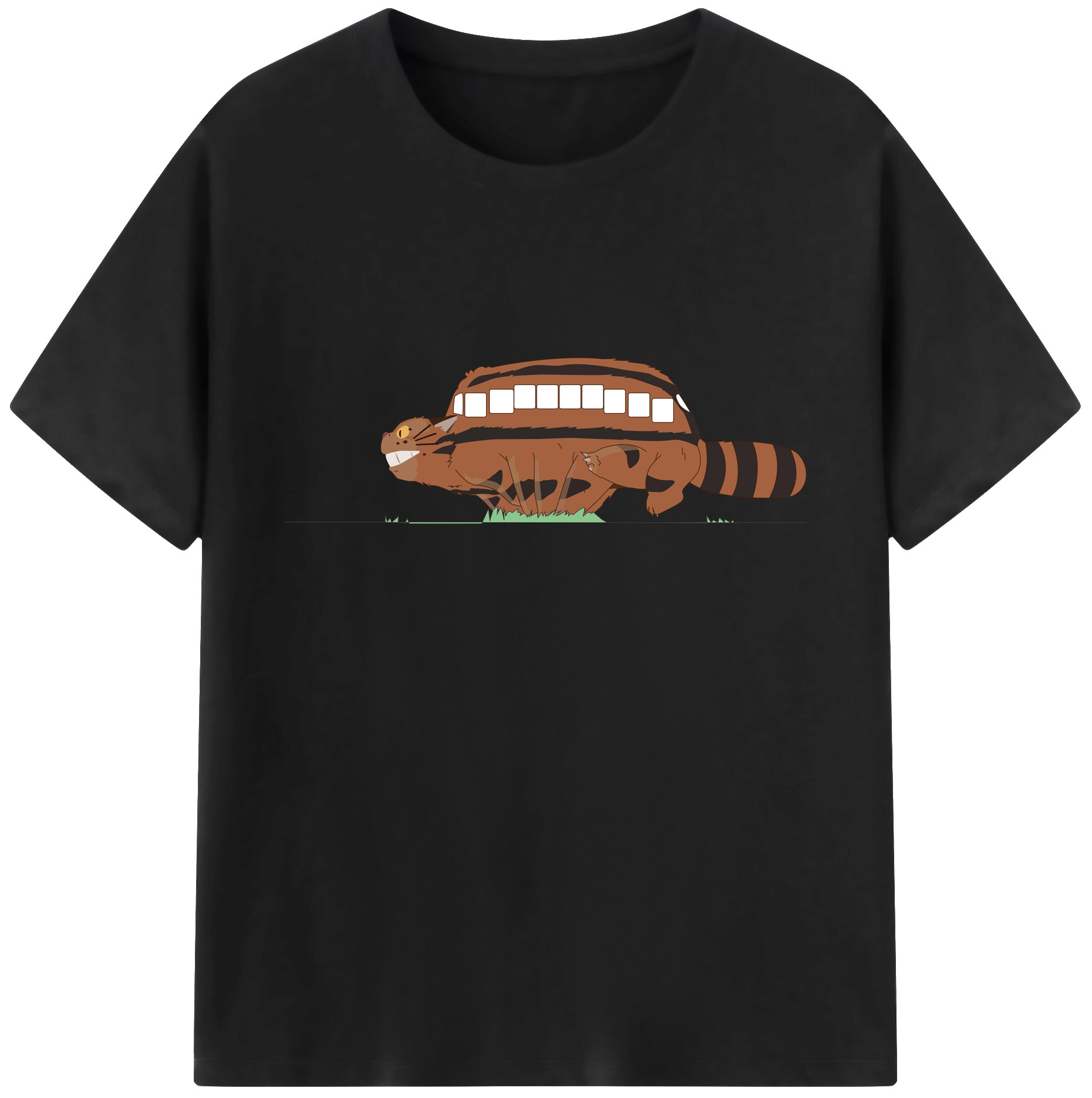 （画像用） となりのトトロ 草壁メイ 草壁サツキ My Neighbor Totoro Satsuki Kusakabe Mei Kusakabe 綿100％ メンズ半袖Tシャツ｜肌触りやわらか＆通気性