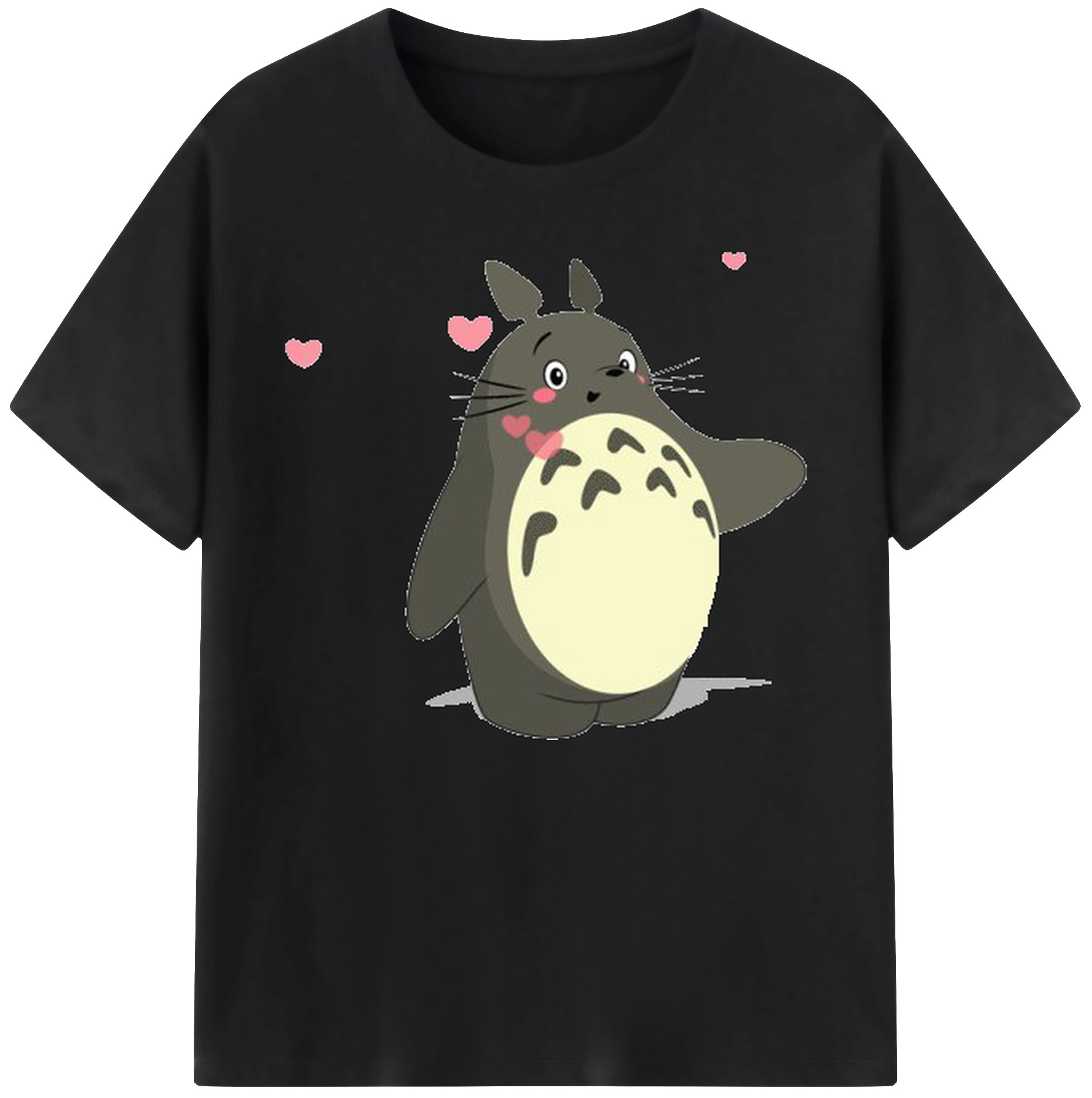 （画像用） となりのトトロ 草壁メイ 草壁サツキ My Neighbor Totoro Satsuki Kusakabe Mei Kusakabe 綿100％ メンズ半袖Tシャツ｜肌触りやわらか＆通気性