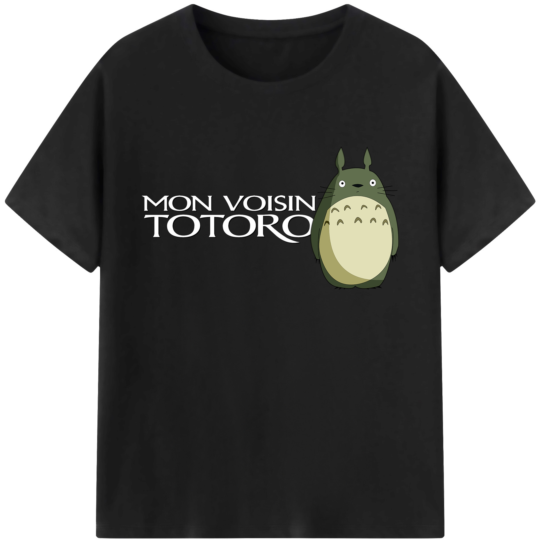 （画像用） となりのトトロ 草壁メイ 草壁サツキ My Neighbor Totoro Satsuki Kusakabe Mei Kusakabe 綿100％ メンズ半袖Tシャツ｜肌触りやわらか＆通気性