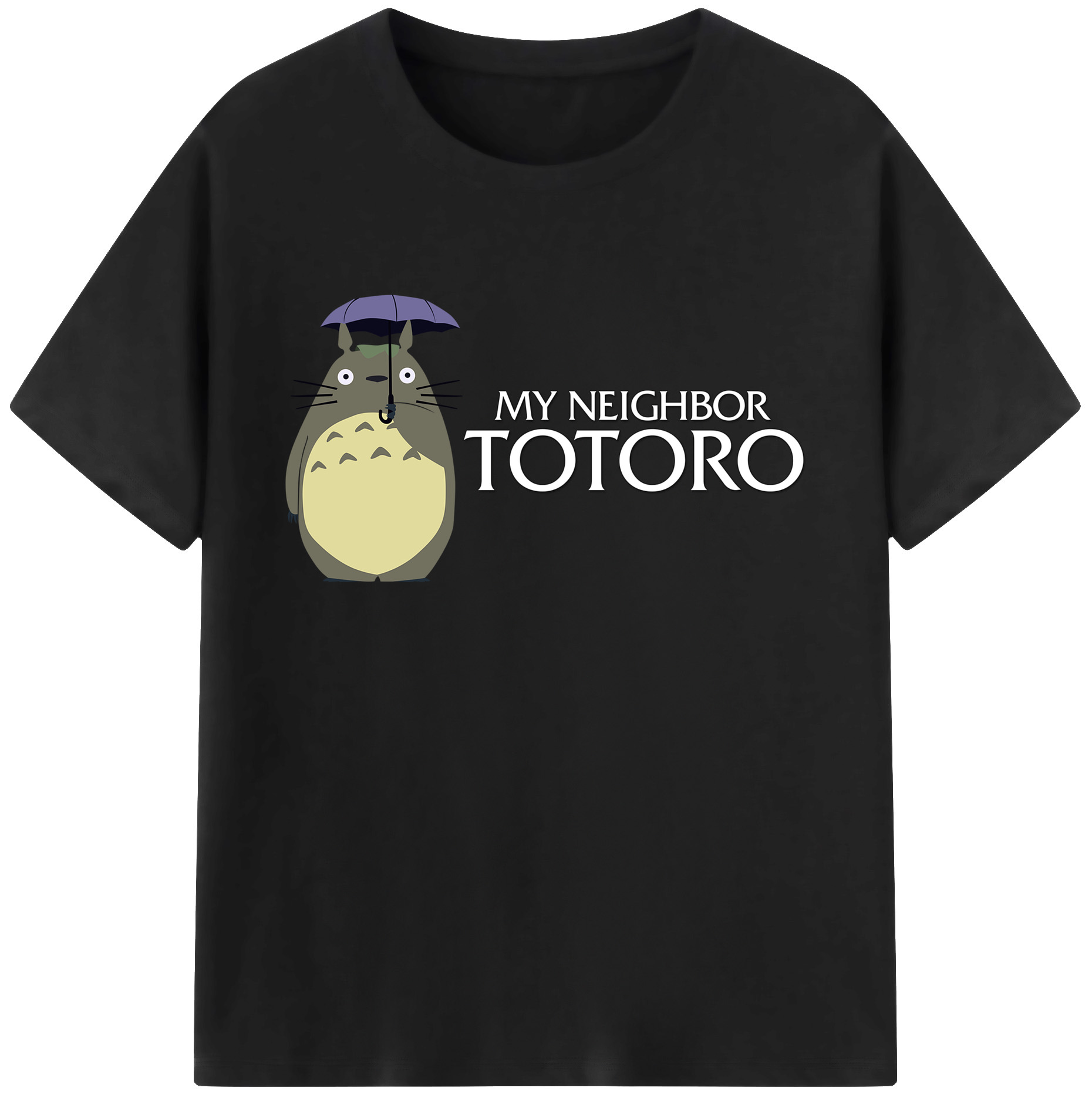 （画像用） となりのトトロ 草壁メイ 草壁サツキ My Neighbor Totoro Satsuki Kusakabe Mei Kusakabe 綿100％ メンズ半袖Tシャツ｜肌触りやわらか＆通気性