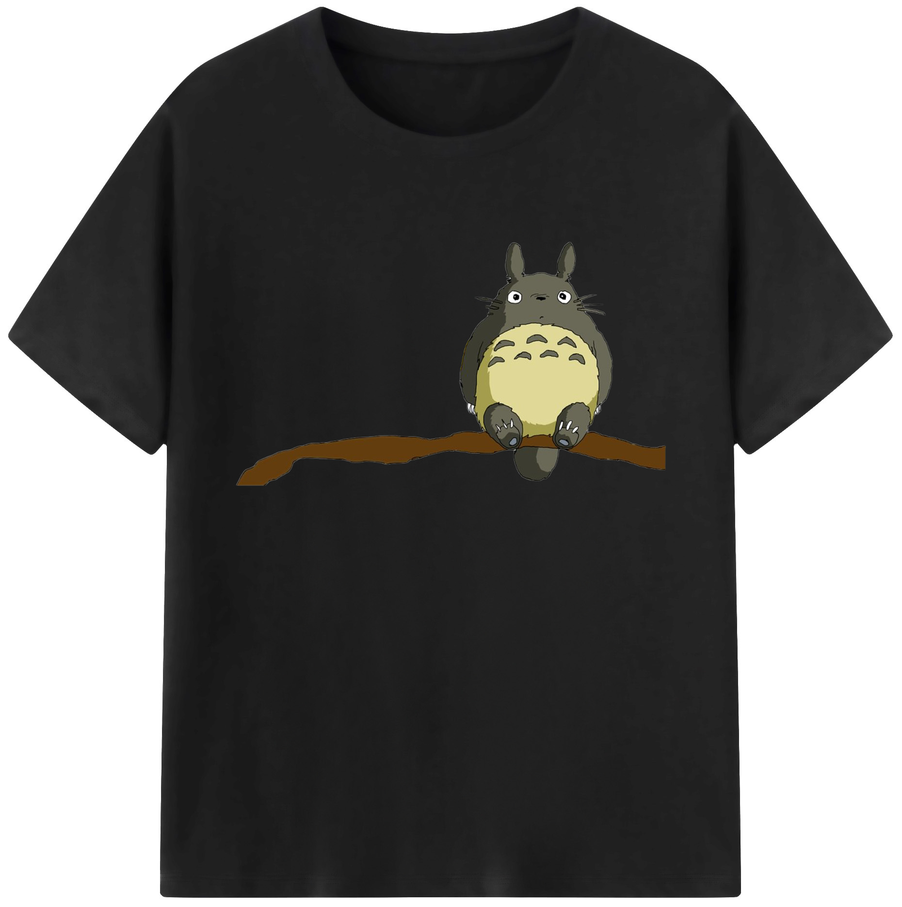 （画像用） となりのトトロ 草壁メイ 草壁サツキ My Neighbor Totoro Satsuki Kusakabe Mei Kusakabe 綿100％ メンズ半袖Tシャツ｜肌触りやわらか＆通気性