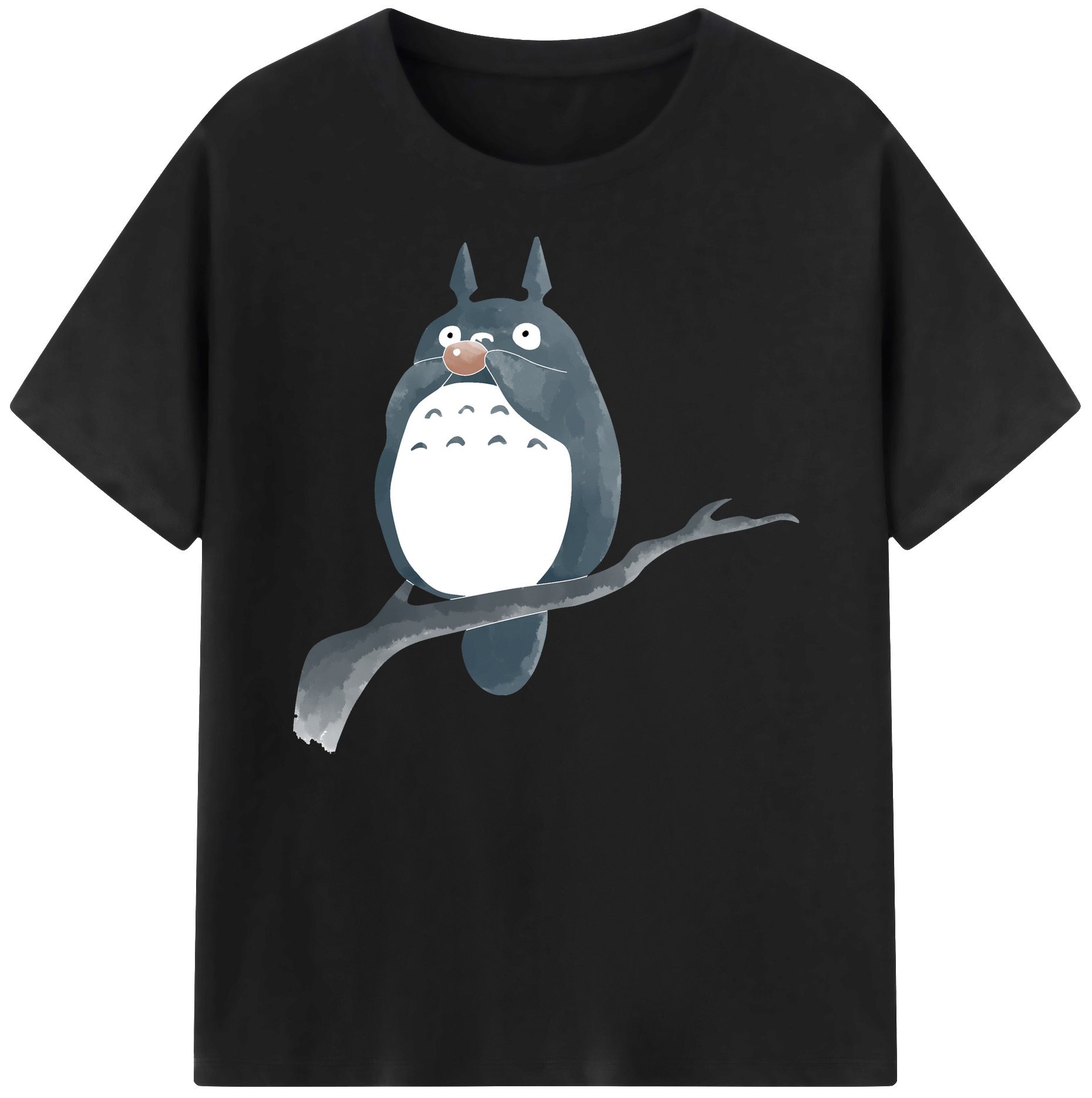 （画像用） となりのトトロ 草壁メイ 草壁サツキ My Neighbor Totoro Satsuki Kusakabe Mei Kusakabe 綿100％ メンズ半袖Tシャツ｜肌触りやわらか＆通気性
