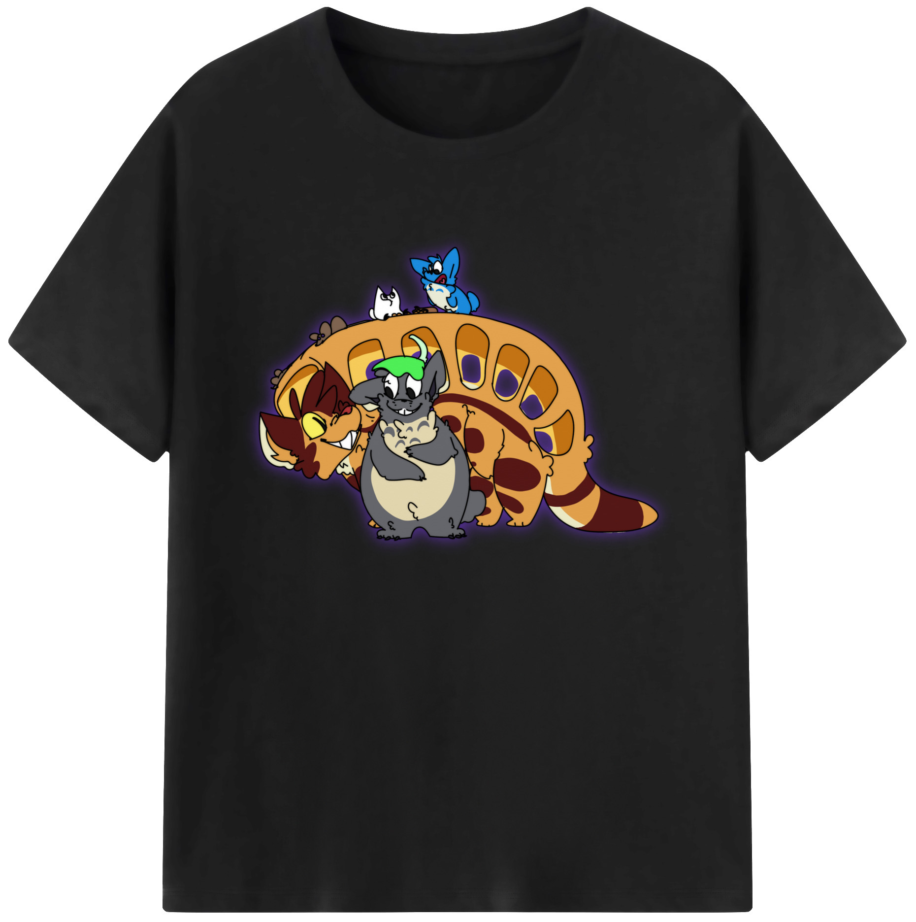（画像用） となりのトトロ 草壁メイ 草壁サツキ My Neighbor Totoro Satsuki Kusakabe Mei Kusakabe 綿100％ メンズ半袖Tシャツ｜肌触りやわらか＆通気性