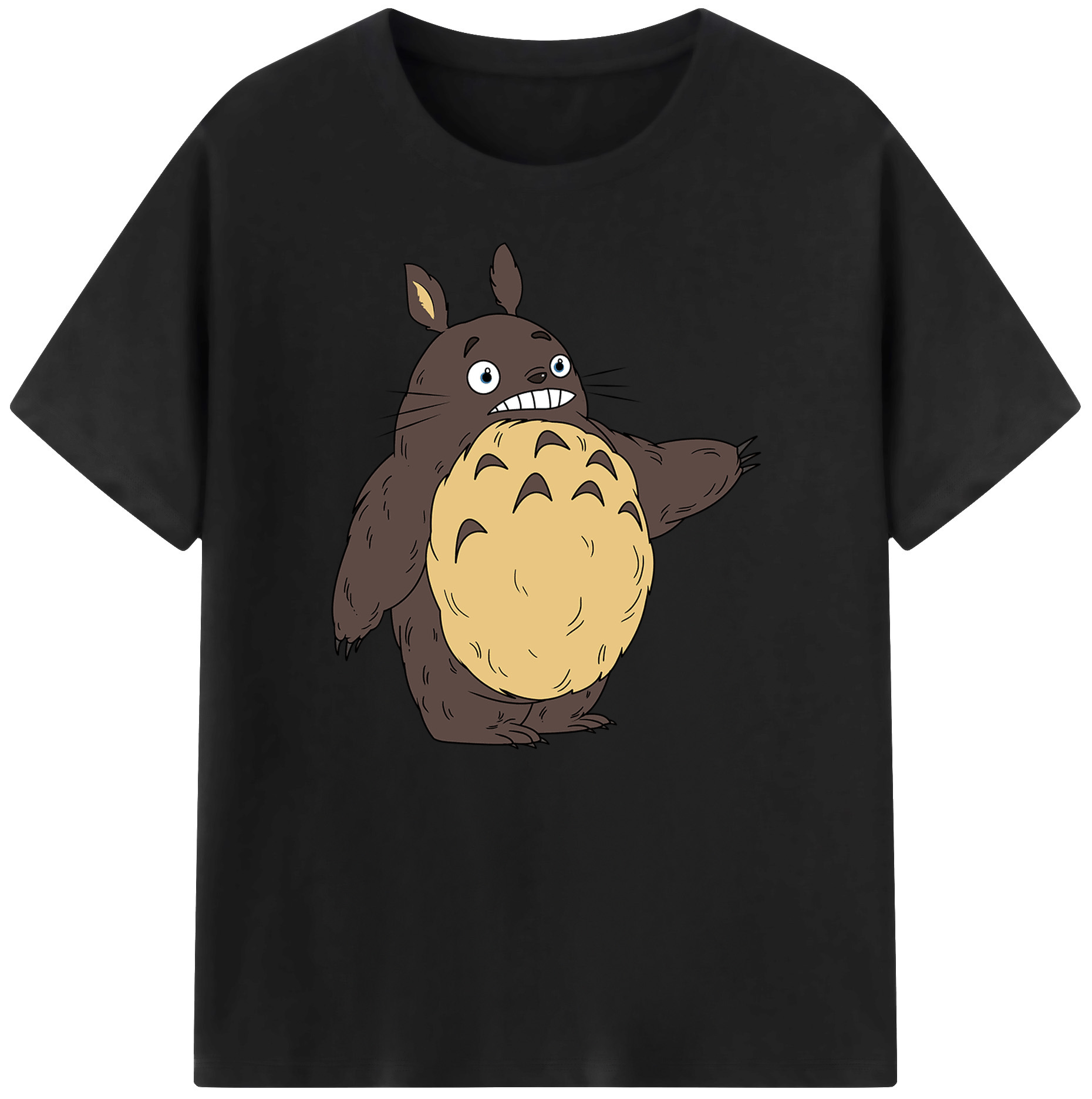 （画像用） となりのトトロ 草壁メイ 草壁サツキ My Neighbor Totoro Satsuki Kusakabe Mei Kusakabe 綿100％ メンズ半袖Tシャツ｜肌触りやわらか＆通気性