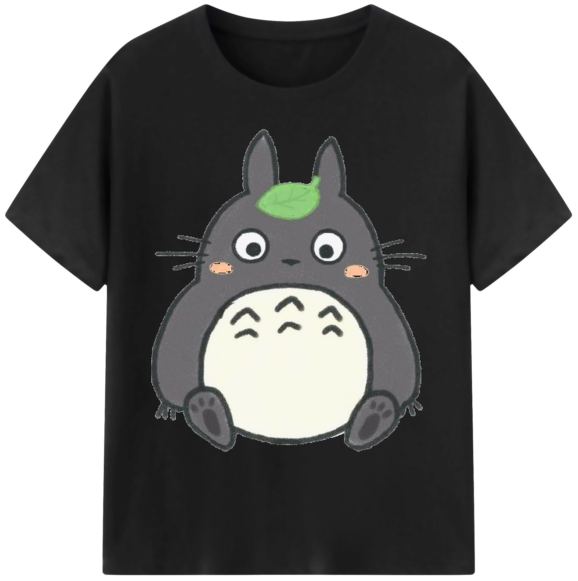 （画像用） となりのトトロ 草壁メイ 草壁サツキ My Neighbor Totoro Satsuki Kusakabe Mei Kusakabe 綿100％ メンズ半袖Tシャツ｜肌触りやわらか＆通気性