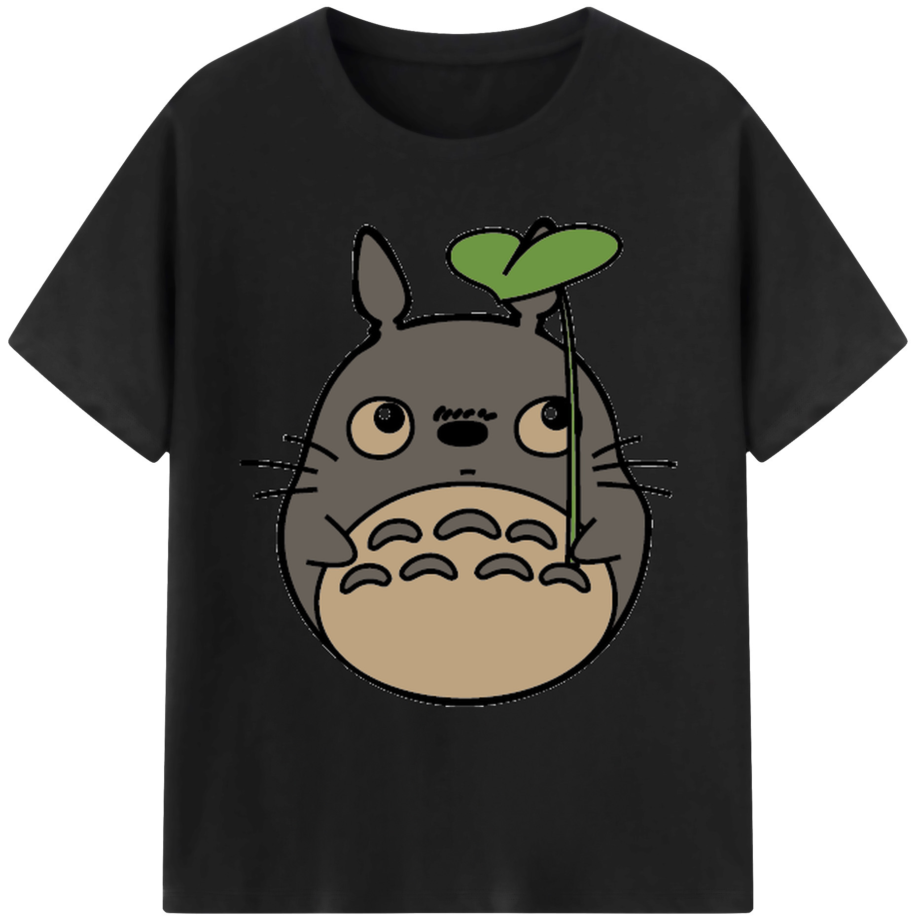 （画像用） となりのトトロ 草壁メイ 草壁サツキ My Neighbor Totoro Satsuki Kusakabe Mei Kusakabe 綿100％ メンズ半袖Tシャツ｜肌触りやわらか＆通気性