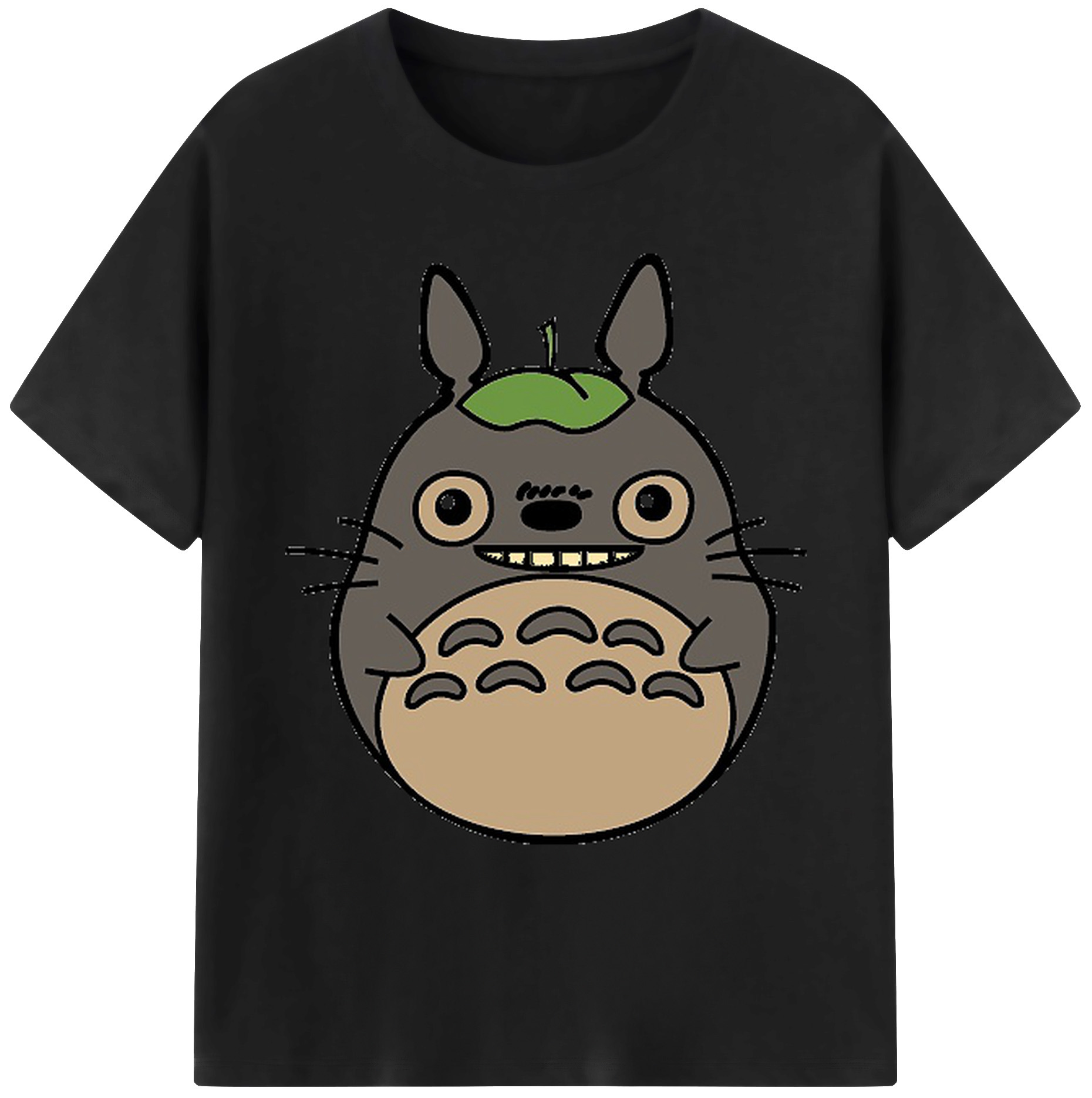 （画像用） となりのトトロ 草壁メイ 草壁サツキ My Neighbor Totoro Satsuki Kusakabe Mei Kusakabe 綿100％ メンズ半袖Tシャツ｜肌触りやわらか＆通気性