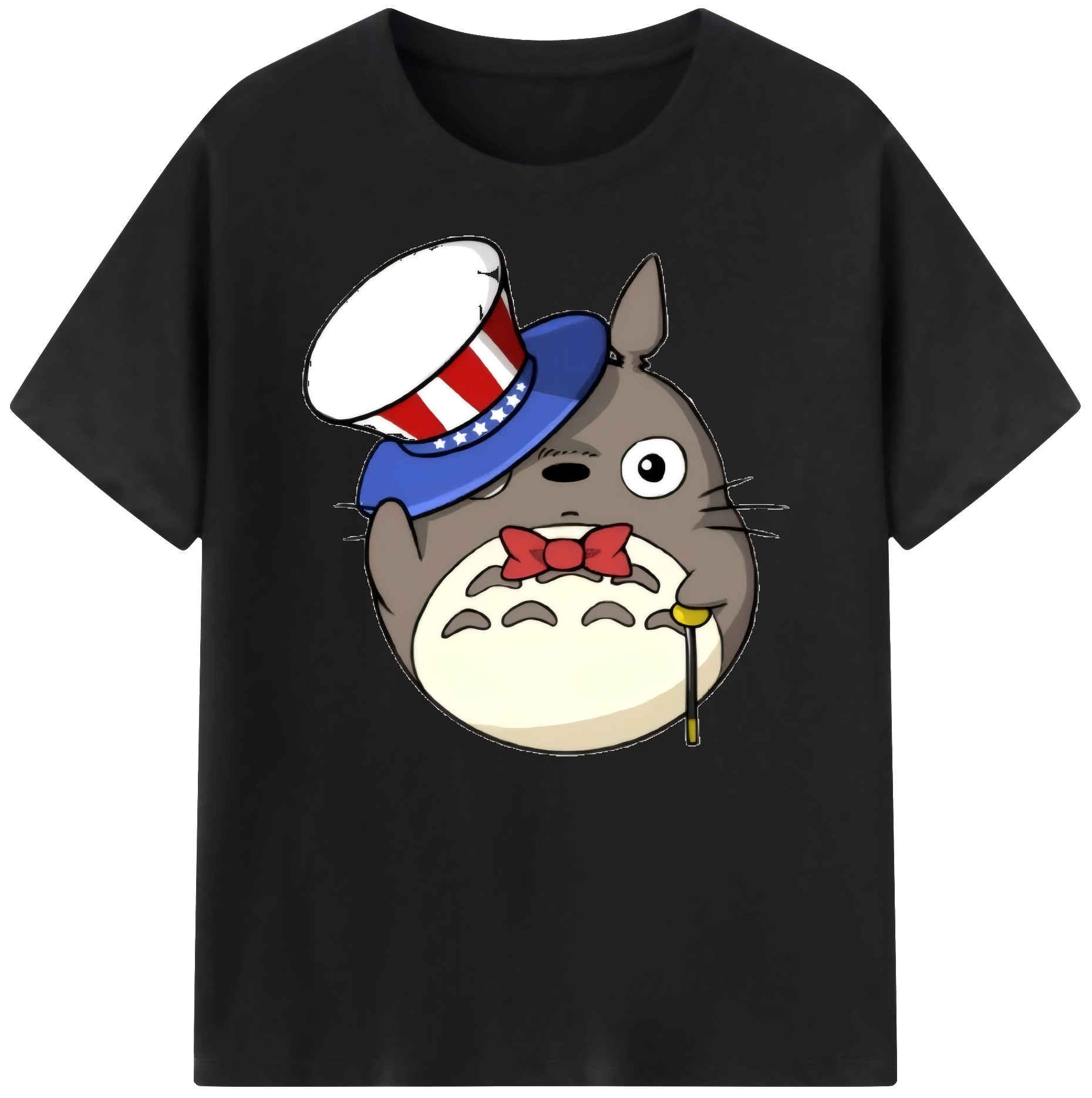（画像用） となりのトトロ 草壁メイ 草壁サツキ My Neighbor Totoro Satsuki Kusakabe Mei Kusakabe 綿100％ メンズ半袖Tシャツ｜肌触りやわらか＆通気性
