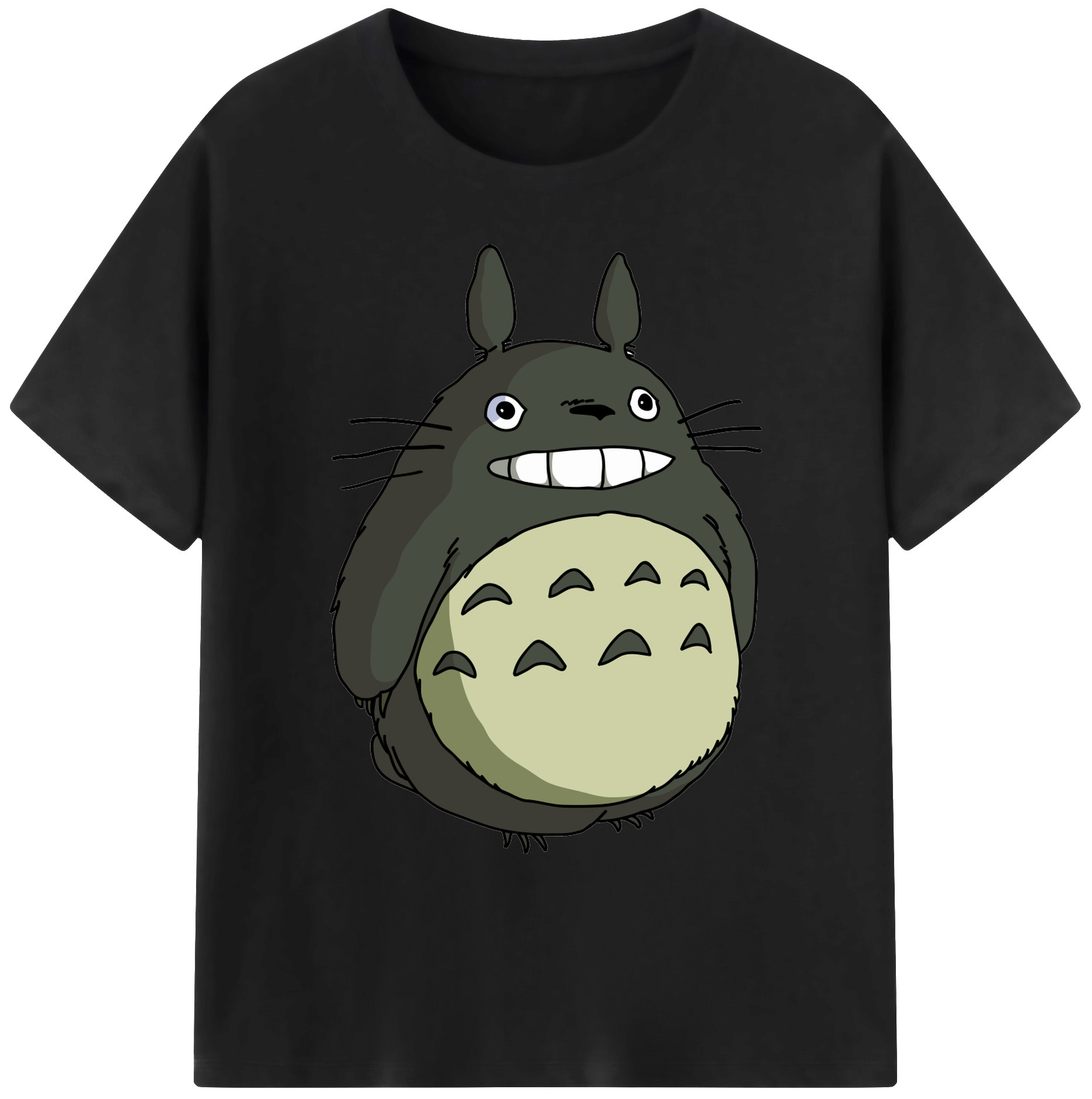 （画像用） となりのトトロ 草壁メイ 草壁サツキ My Neighbor Totoro Satsuki Kusakabe Mei Kusakabe 綿100％ メンズ半袖Tシャツ｜肌触りやわらか＆通気性