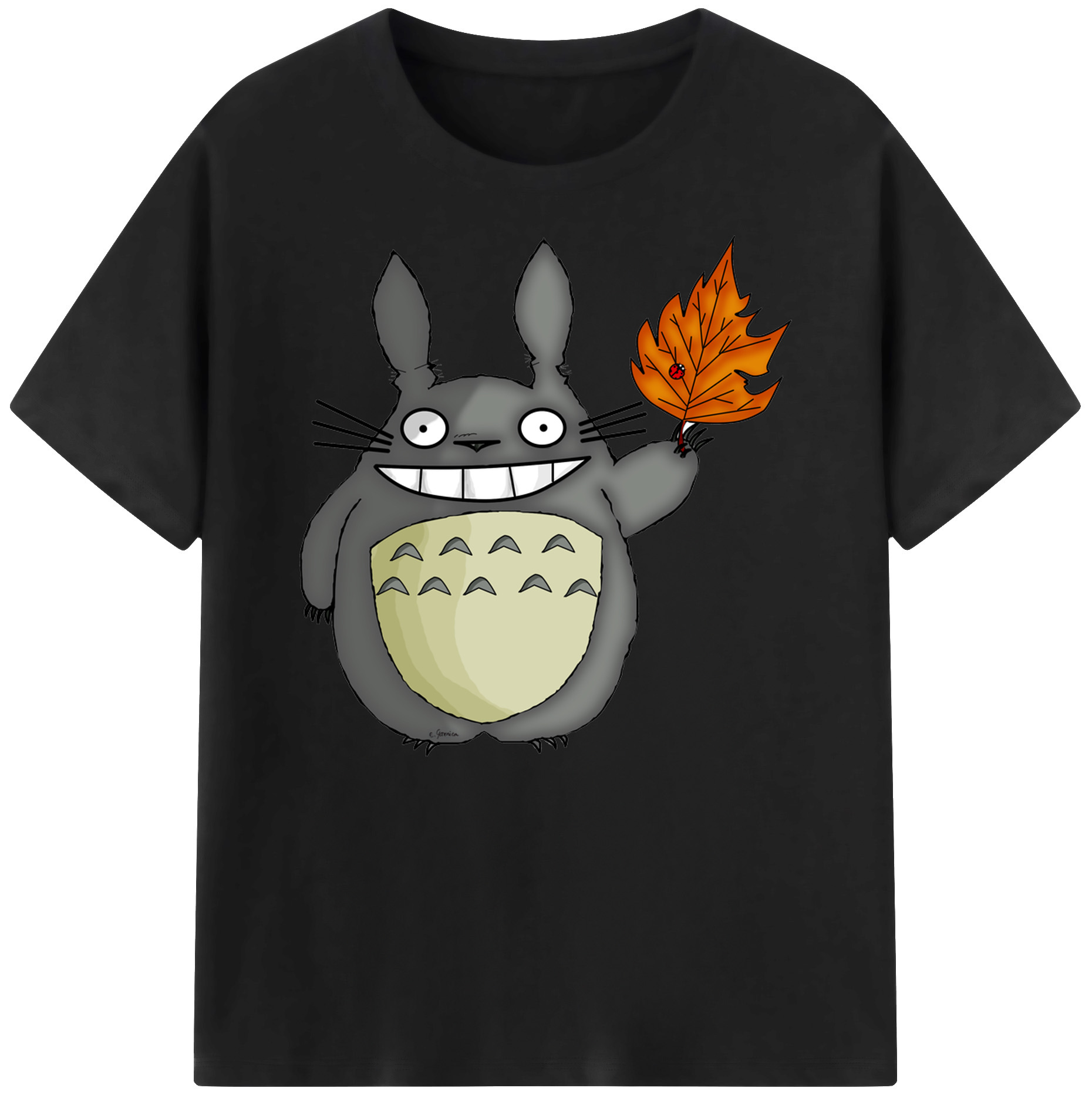 （画像用） となりのトトロ 草壁メイ 草壁サツキ My Neighbor Totoro Satsuki Kusakabe Mei Kusakabe 綿100％ メンズ半袖Tシャツ｜肌触りやわらか＆通気性