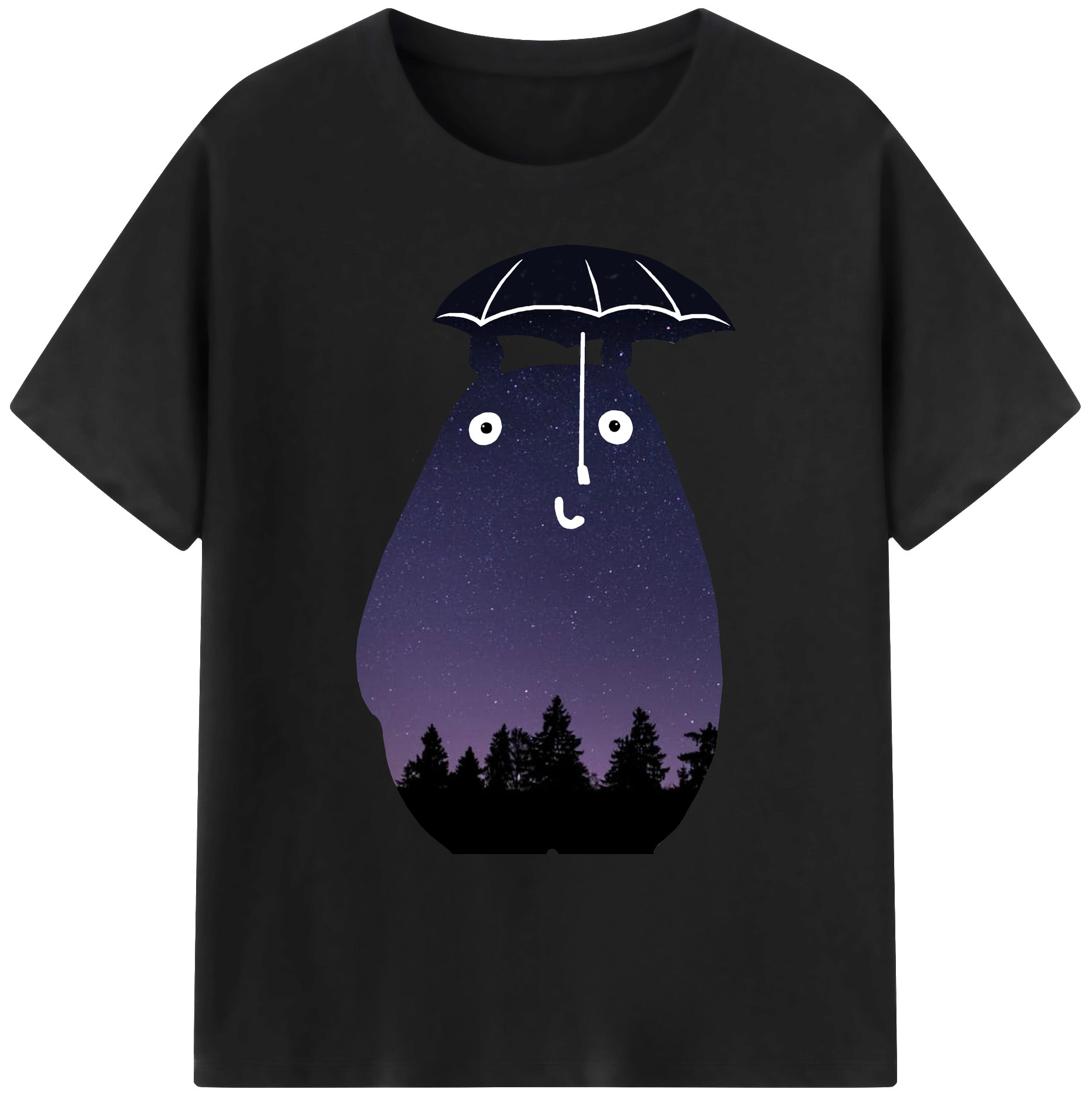 （画像用） となりのトトロ 草壁メイ 草壁サツキ My Neighbor Totoro Satsuki Kusakabe Mei Kusakabe 綿100％ メンズ半袖Tシャツ｜肌触りやわらか＆通気性