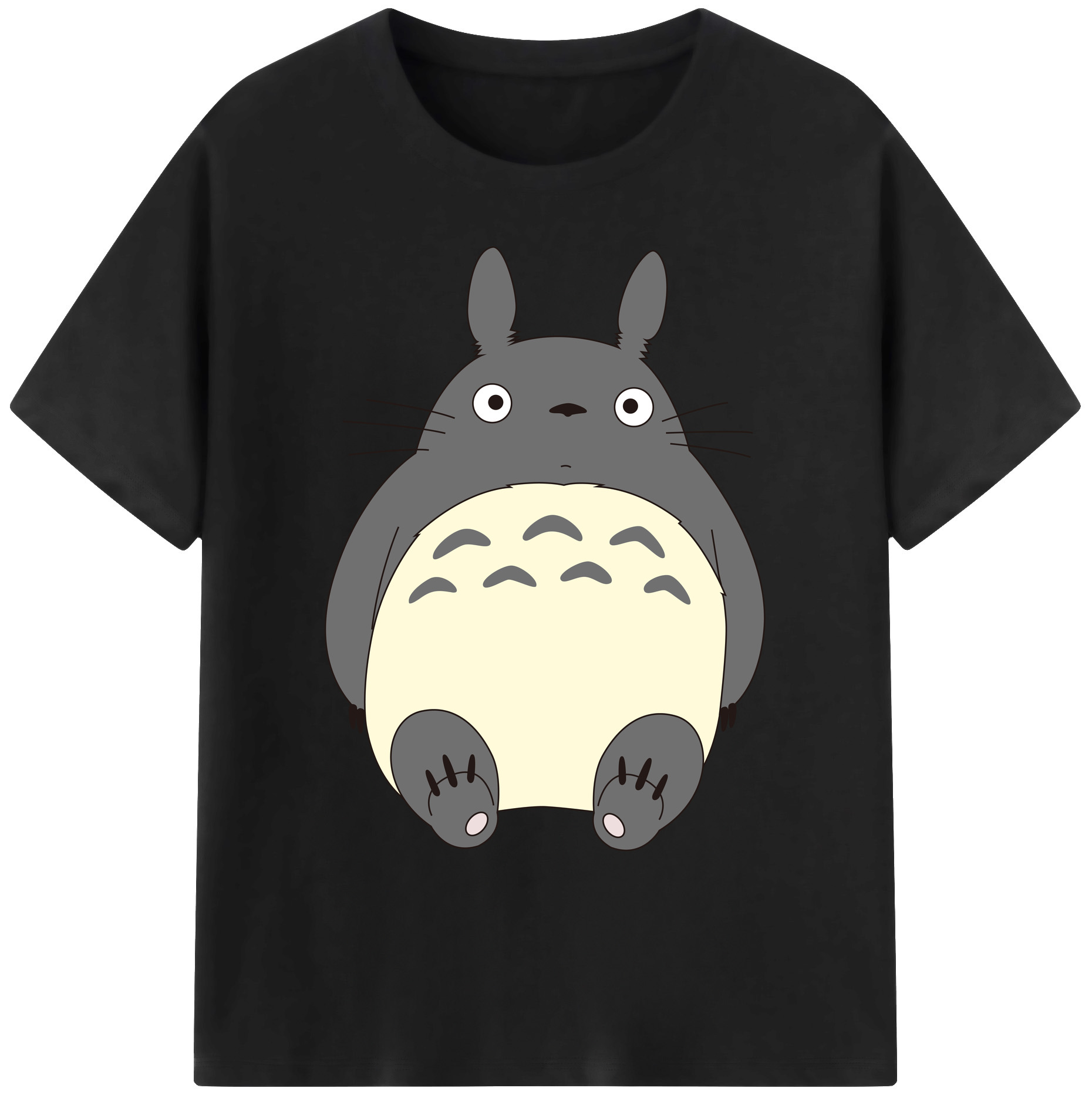 （画像用） となりのトトロ 草壁メイ 草壁サツキ My Neighbor Totoro Satsuki Kusakabe Mei Kusakabe 綿100％ メンズ半袖Tシャツ｜肌触りやわらか＆通気性