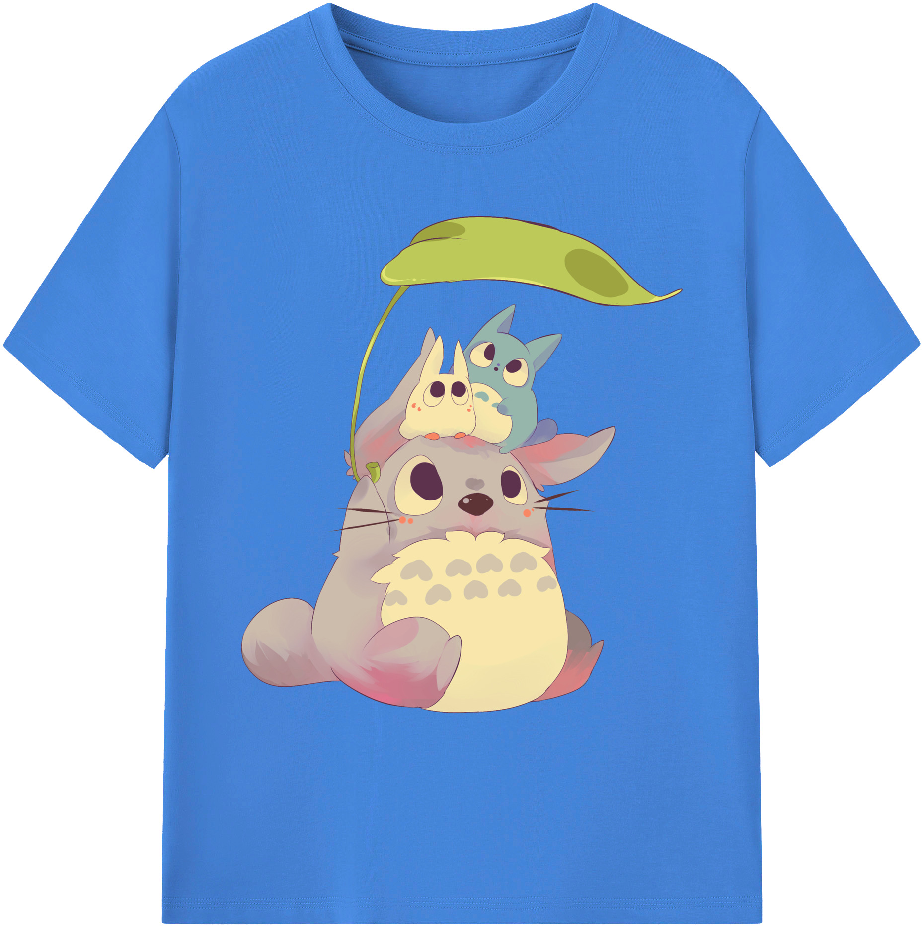 （画像用） となりのトトロ 草壁メイ 草壁サツキ My Neighbor Totoro Satsuki Kusakabe Mei Kusakabe 綿100％ メンズ半袖Tシャツ｜肌触りやわらか＆通気性