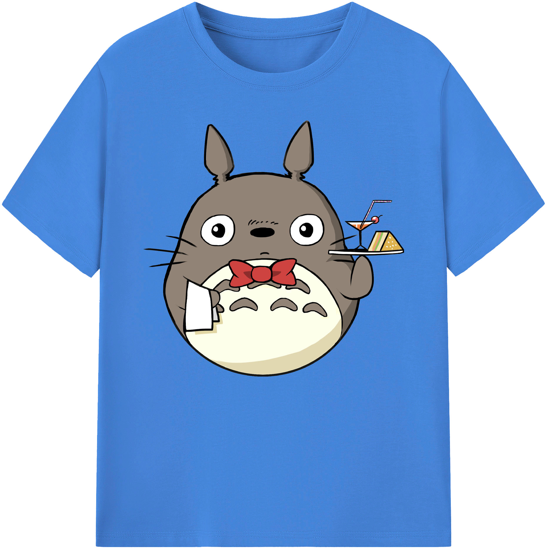 （画像用） となりのトトロ 草壁メイ 草壁サツキ My Neighbor Totoro Satsuki Kusakabe Mei Kusakabe 綿100％ メンズ半袖Tシャツ｜肌触りやわらか＆通気性