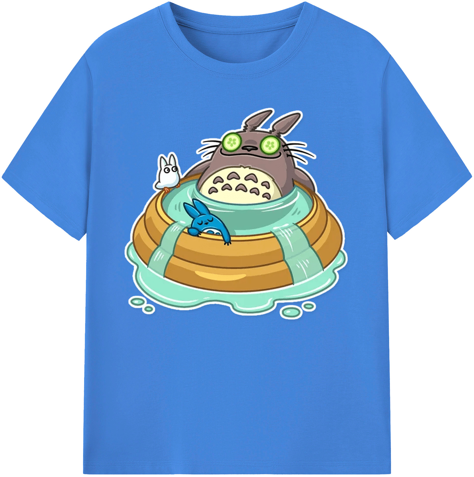 （画像用） となりのトトロ 草壁メイ 草壁サツキ My Neighbor Totoro Satsuki Kusakabe Mei Kusakabe 綿100％ メンズ半袖Tシャツ｜肌触りやわらか＆通気性