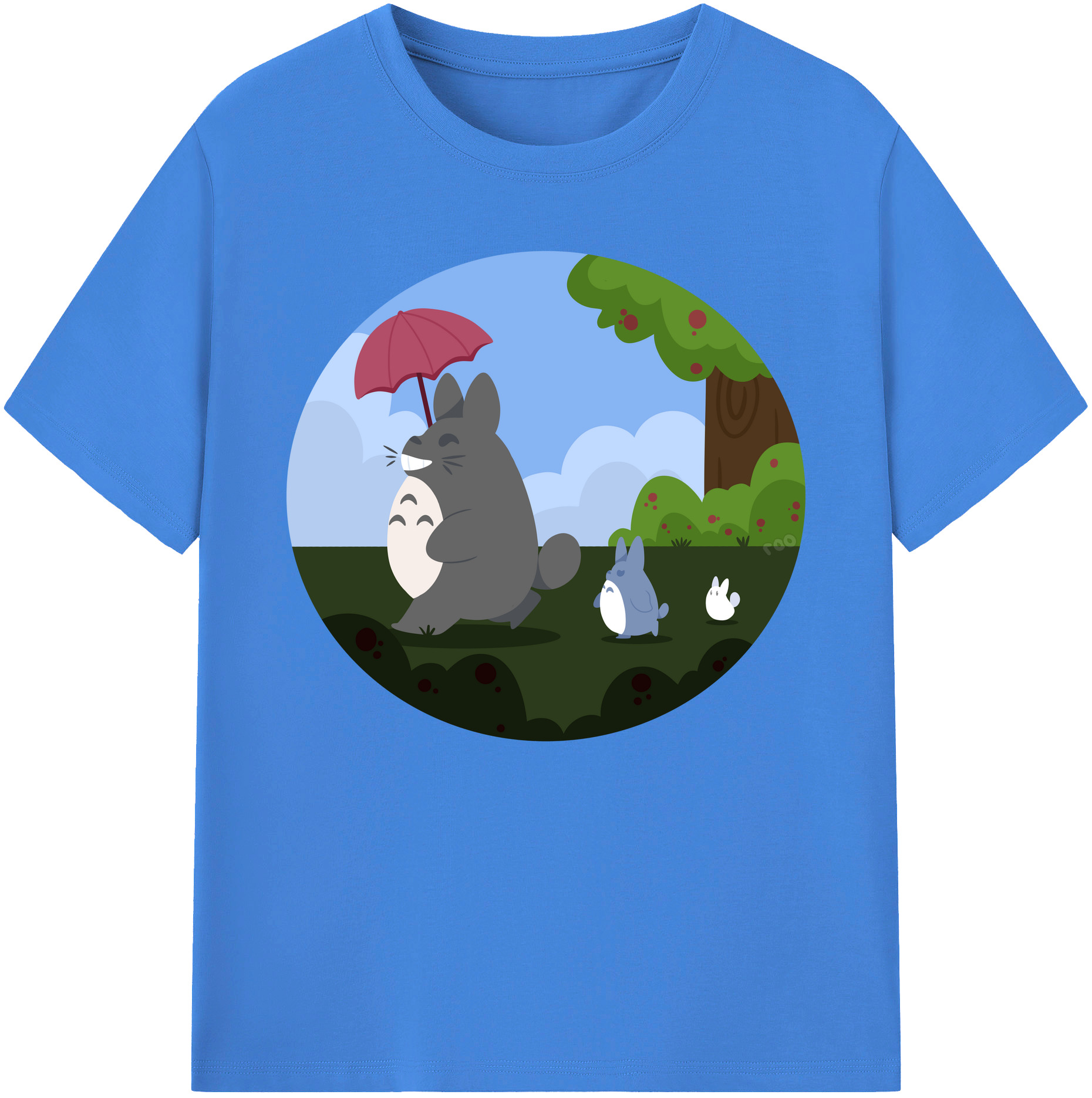 （画像用） となりのトトロ 草壁メイ 草壁サツキ My Neighbor Totoro Satsuki Kusakabe Mei Kusakabe 綿100％ メンズ半袖Tシャツ｜肌触りやわらか＆通気性