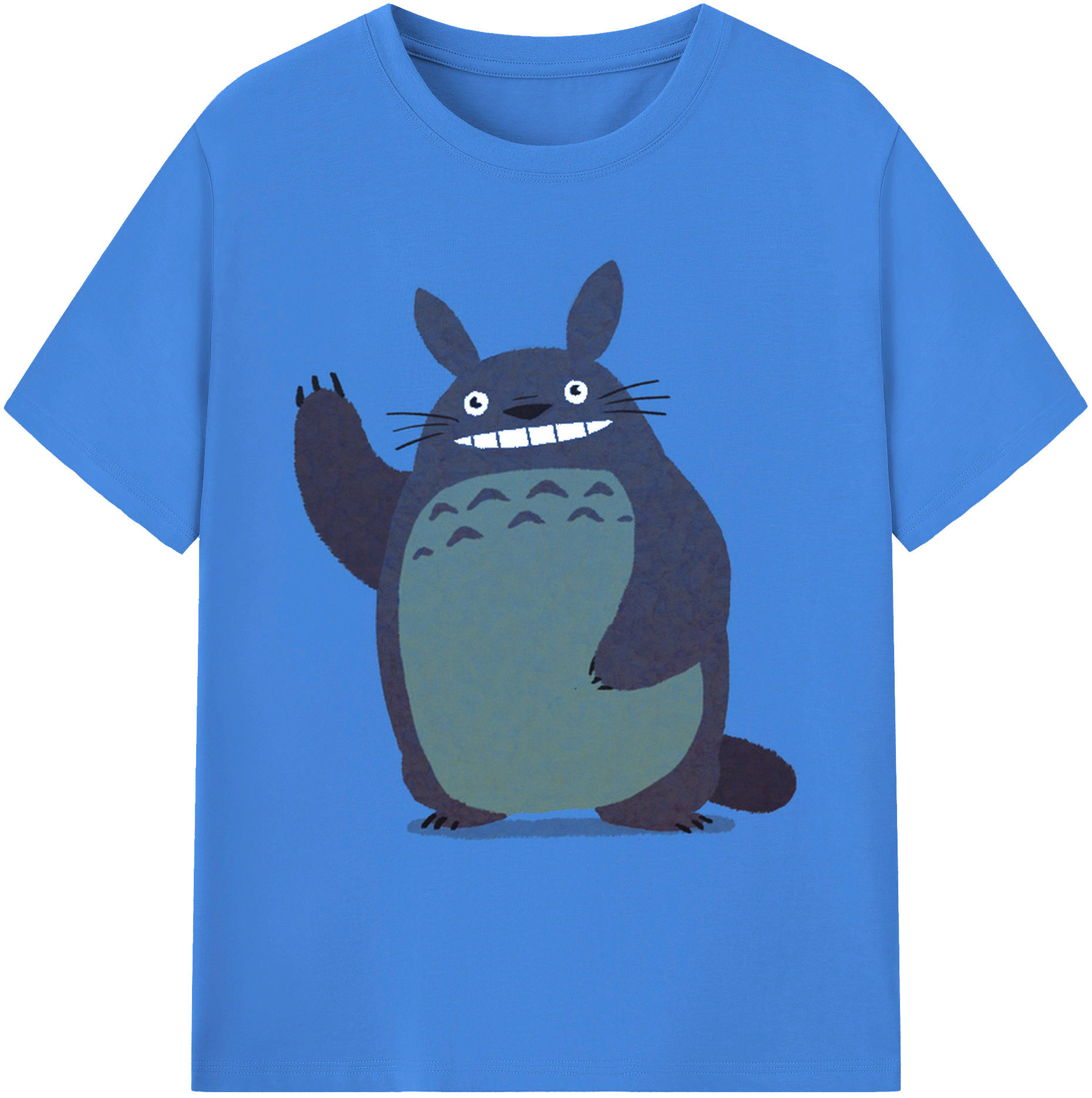 （画像用） となりのトトロ 草壁メイ 草壁サツキ My Neighbor Totoro Satsuki Kusakabe Mei Kusakabe 綿100％ メンズ半袖Tシャツ｜肌触りやわらか＆通気性