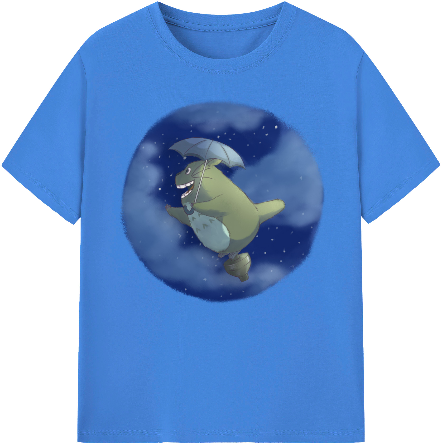 （画像用） となりのトトロ 草壁メイ 草壁サツキ My Neighbor Totoro Satsuki Kusakabe Mei Kusakabe 綿100％ メンズ半袖Tシャツ｜肌触りやわらか＆通気性