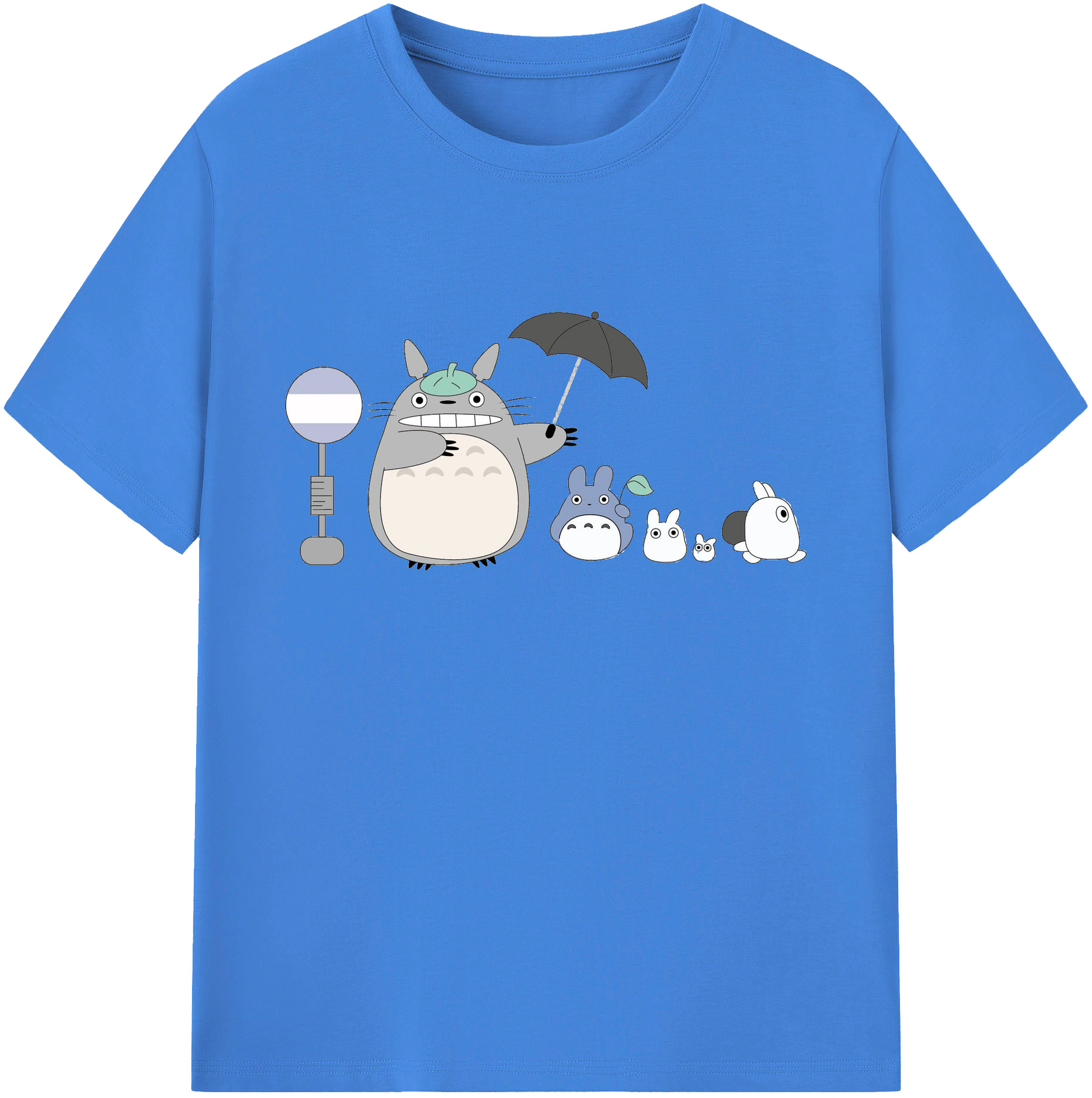 （画像用） となりのトトロ 草壁メイ 草壁サツキ My Neighbor Totoro Satsuki Kusakabe Mei Kusakabe 綿100％ メンズ半袖Tシャツ｜肌触りやわらか＆通気性