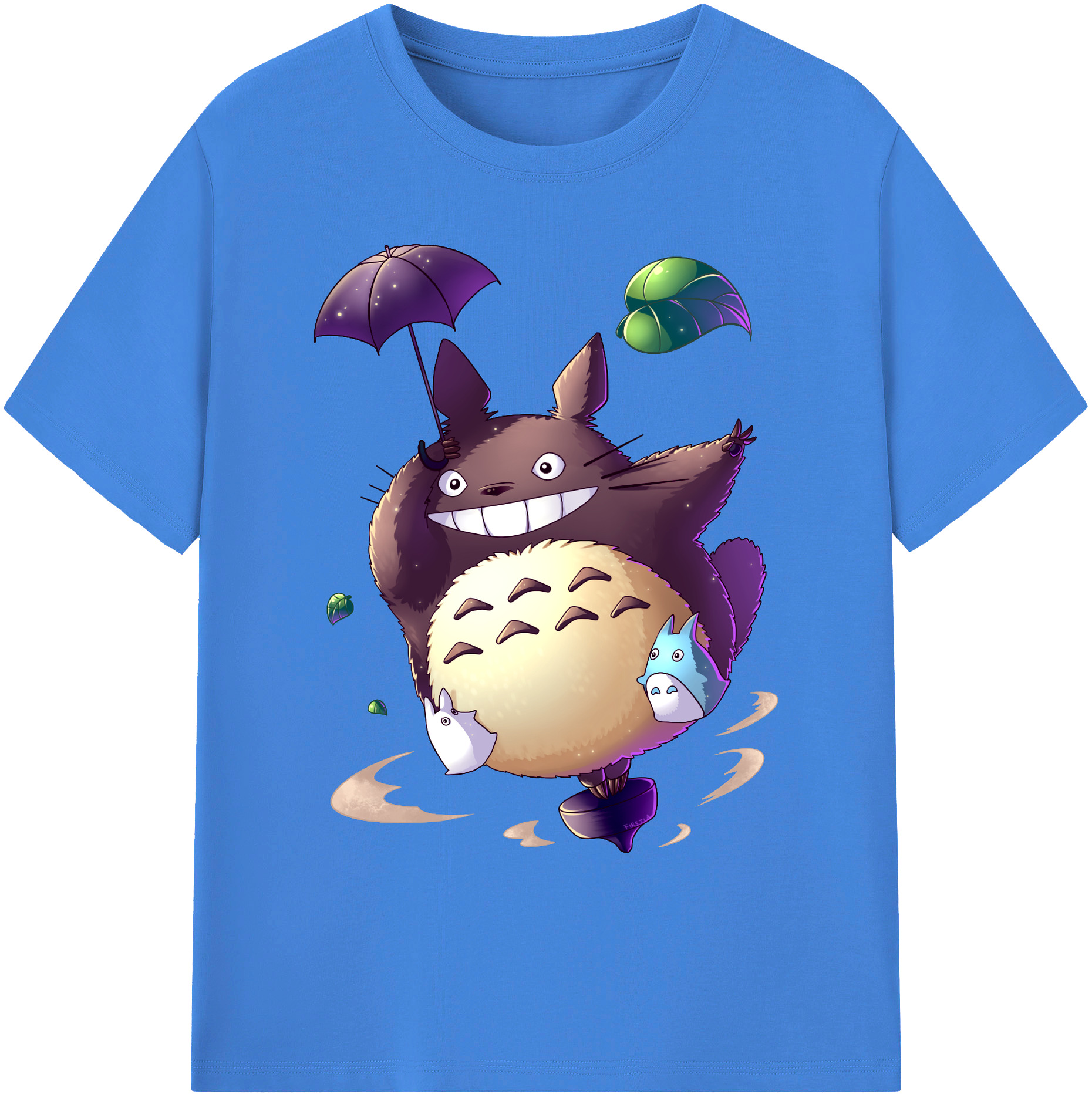 （画像用） となりのトトロ 草壁メイ 草壁サツキ My Neighbor Totoro Satsuki Kusakabe Mei Kusakabe 綿100％ メンズ半袖Tシャツ｜肌触りやわらか＆通気性