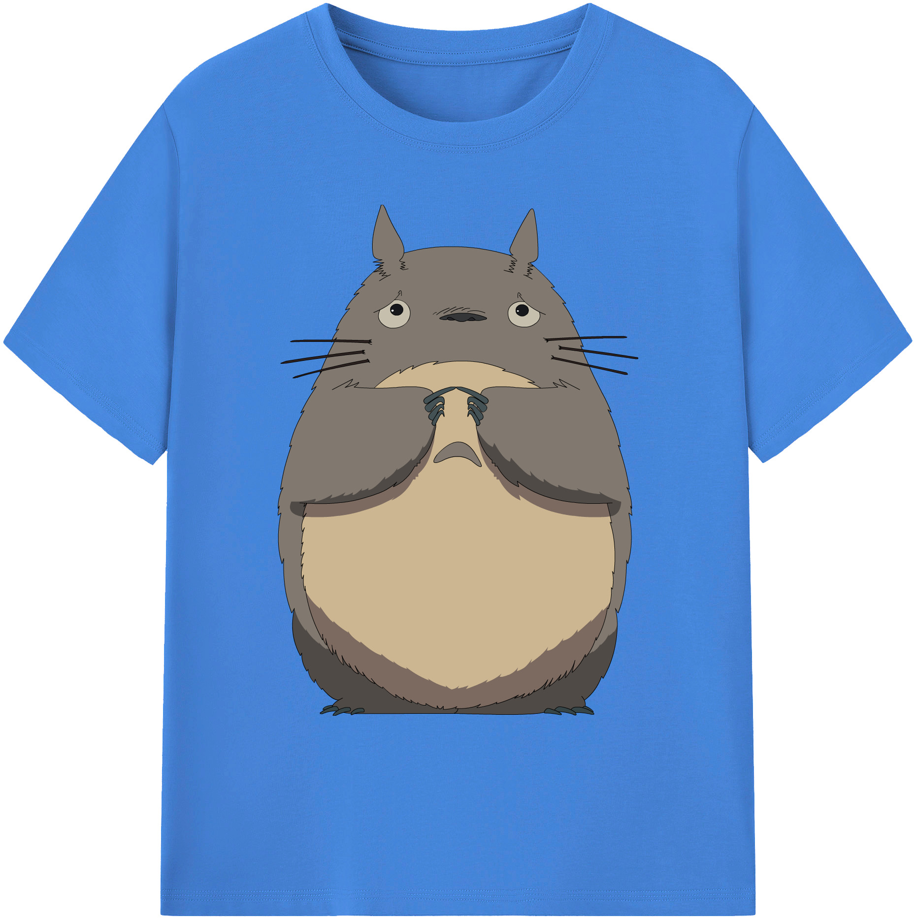 （画像用） となりのトトロ 草壁メイ 草壁サツキ My Neighbor Totoro Satsuki Kusakabe Mei Kusakabe 綿100％ メンズ半袖Tシャツ｜肌触りやわらか＆通気性