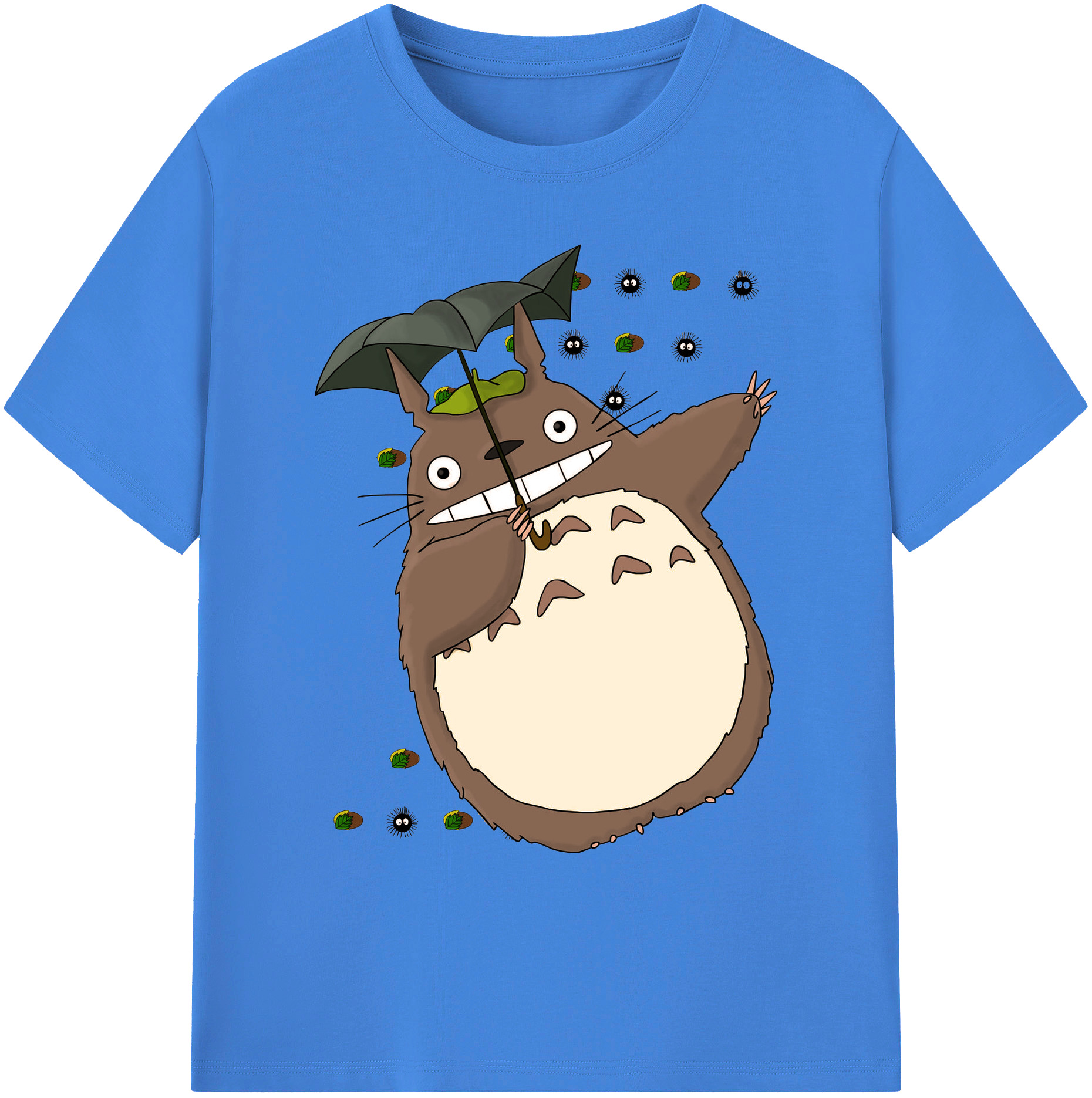 （画像用） となりのトトロ 草壁メイ 草壁サツキ My Neighbor Totoro Satsuki Kusakabe Mei Kusakabe 綿100％ メンズ半袖Tシャツ｜肌触りやわらか＆通気性