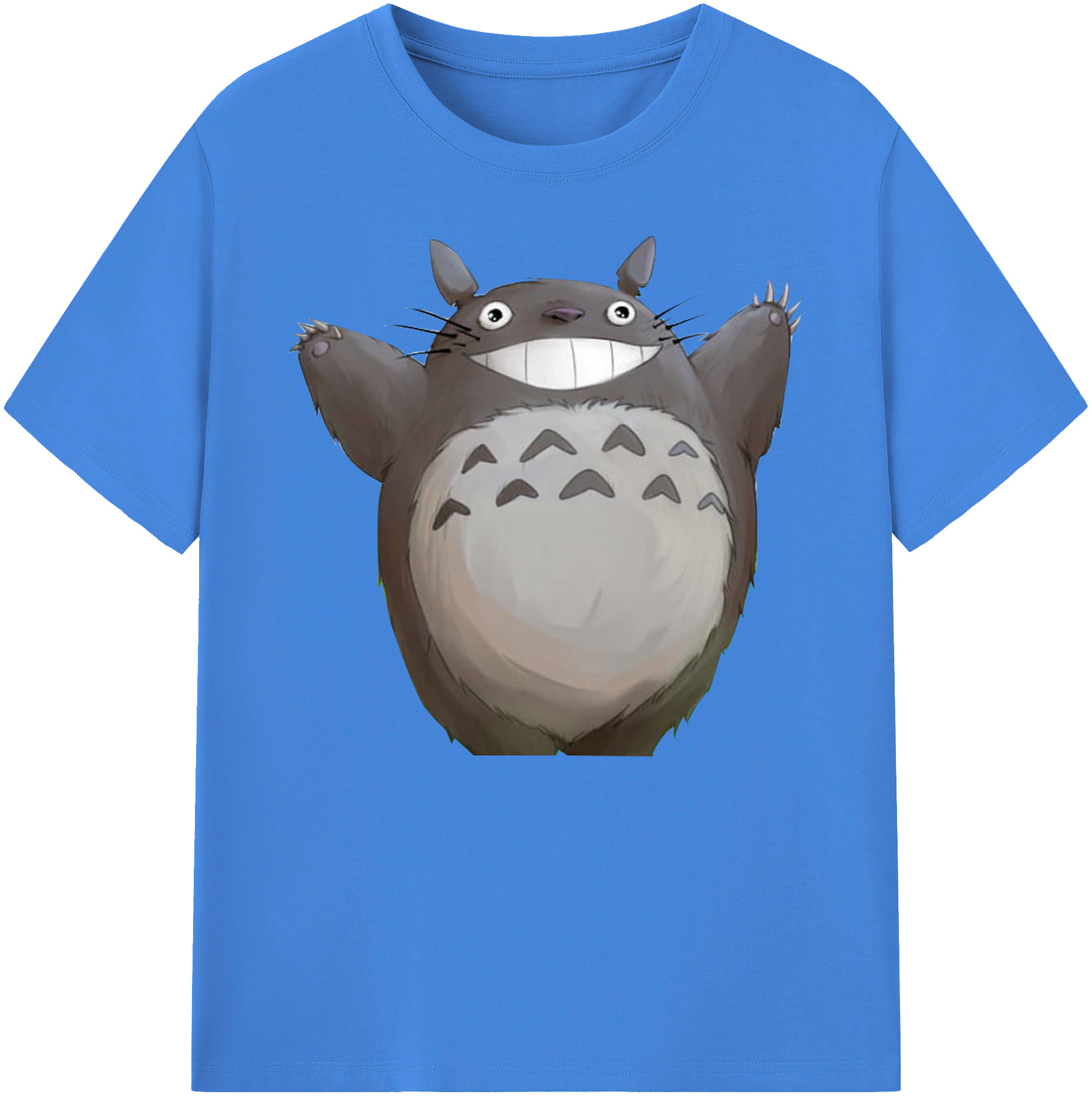 （画像用） となりのトトロ 草壁メイ 草壁サツキ My Neighbor Totoro Satsuki Kusakabe Mei Kusakabe 綿100％ メンズ半袖Tシャツ｜肌触りやわらか＆通気性