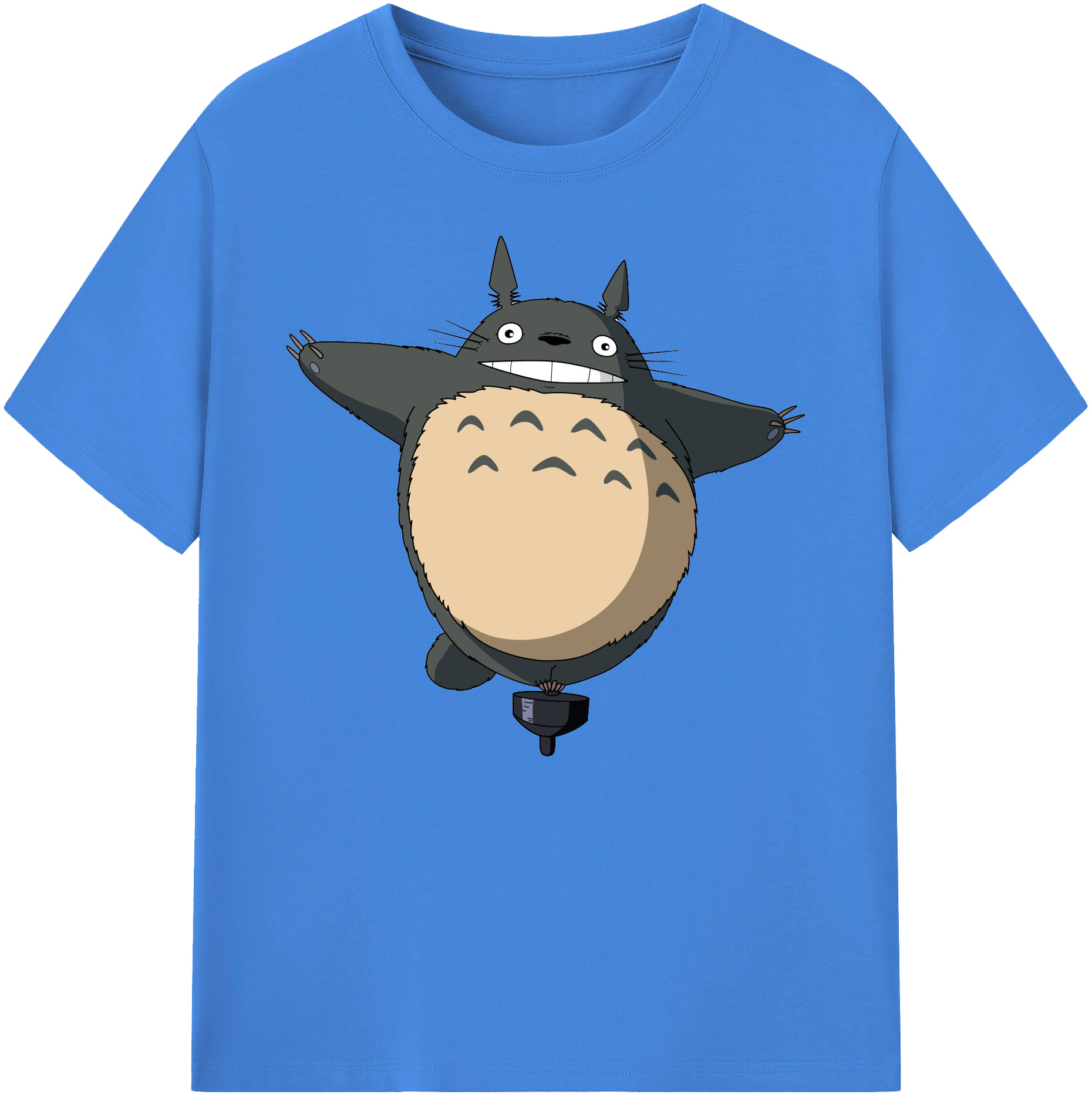 （画像用） となりのトトロ 草壁メイ 草壁サツキ My Neighbor Totoro Satsuki Kusakabe Mei Kusakabe 綿100％ メンズ半袖Tシャツ｜肌触りやわらか＆通気性