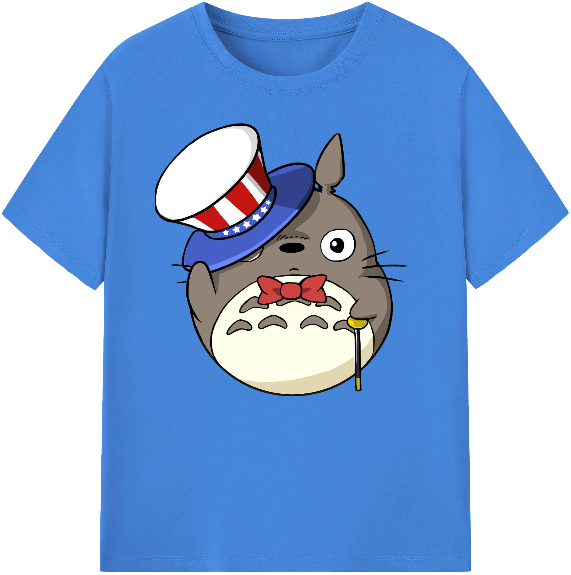 （画像用） となりのトトロ 草壁メイ 草壁サツキ My Neighbor Totoro Satsuki Kusakabe Mei Kusakabe 綿100％ メンズ半袖Tシャツ｜肌触りやわらか＆通気性