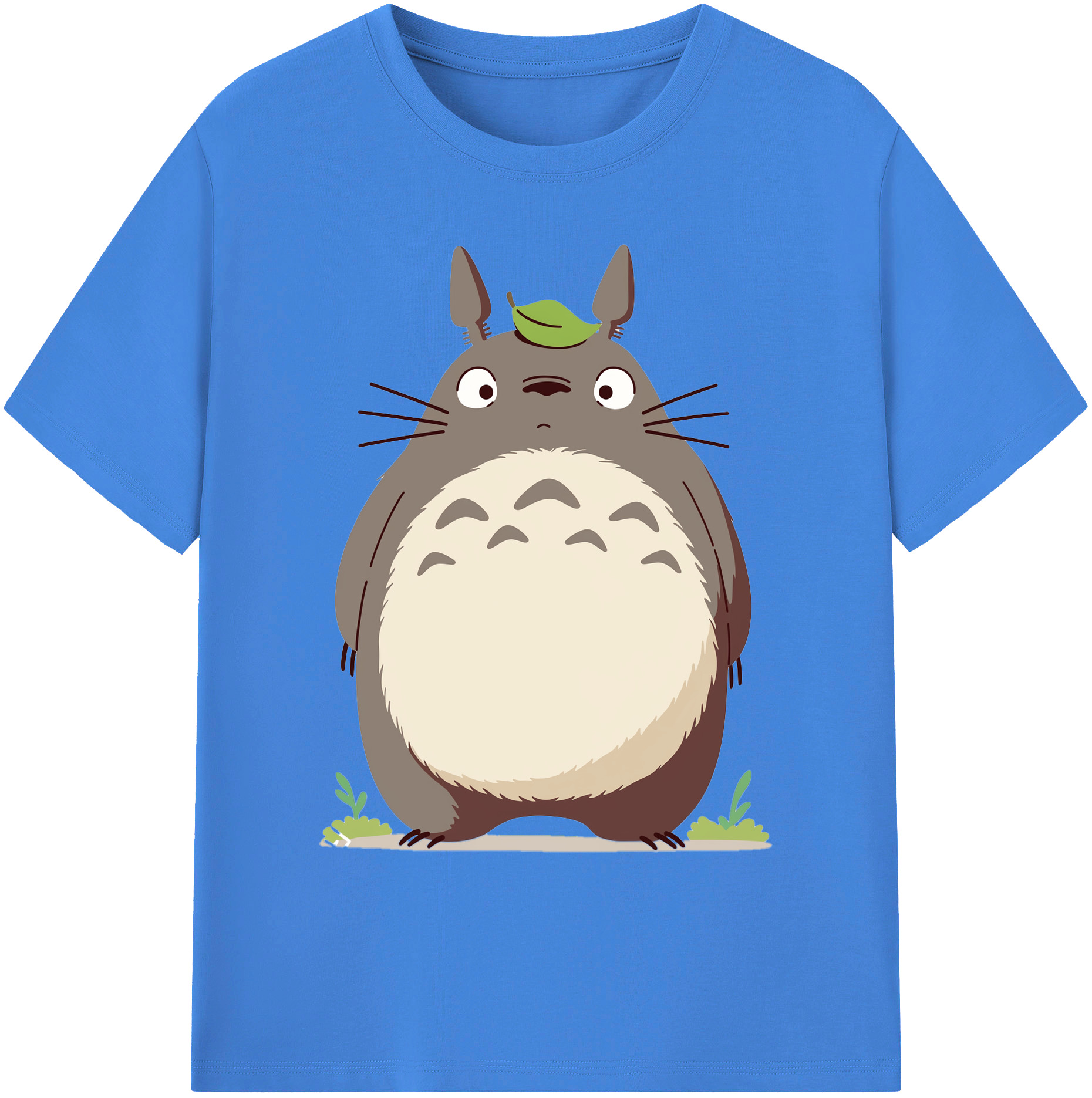 （画像用） となりのトトロ 草壁メイ 草壁サツキ My Neighbor Totoro Satsuki Kusakabe Mei Kusakabe 綿100％ メンズ半袖Tシャツ｜肌触りやわらか＆通気性