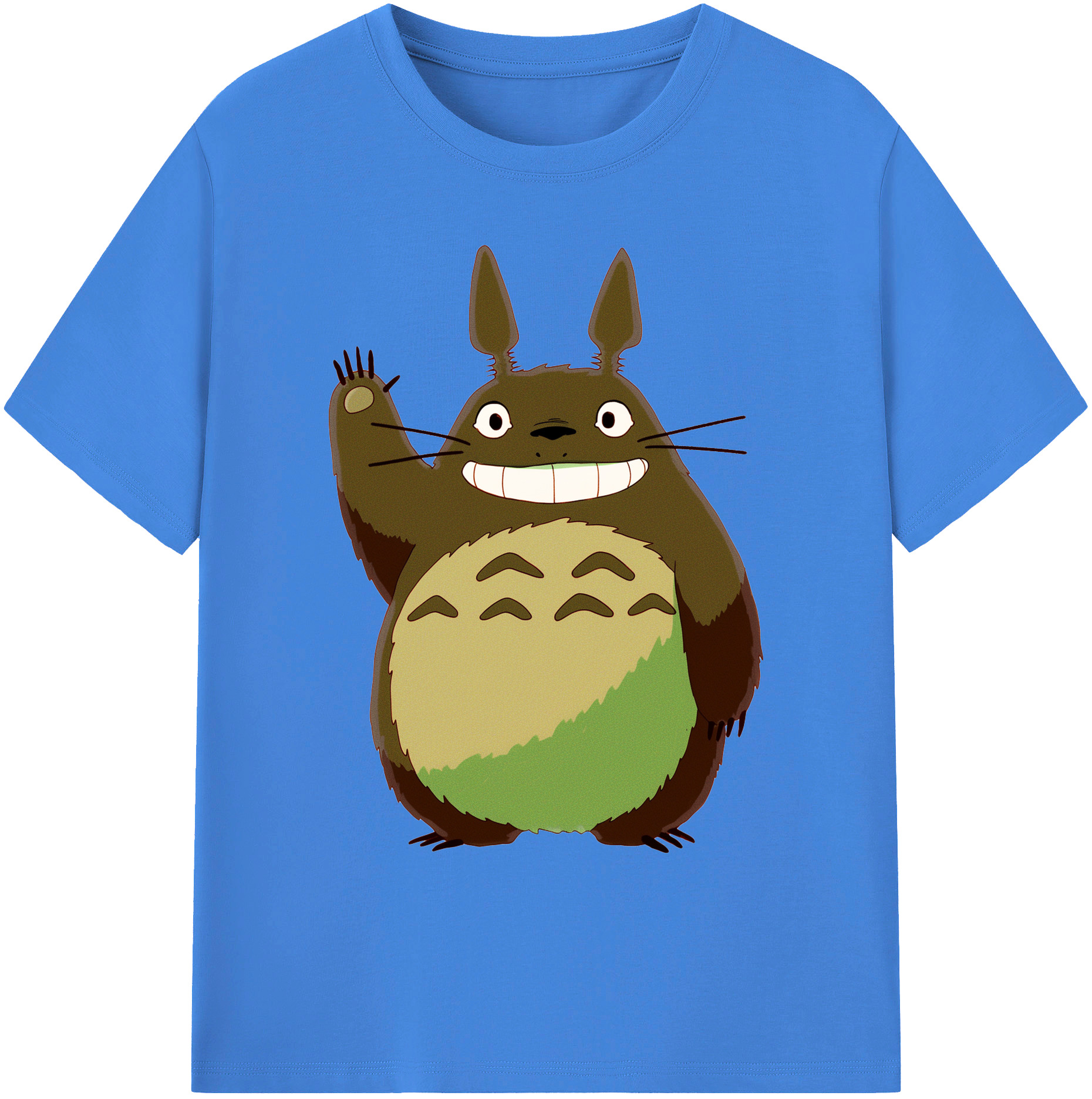 （画像用） となりのトトロ 草壁メイ 草壁サツキ My Neighbor Totoro Satsuki Kusakabe Mei Kusakabe 綿100％ メンズ半袖Tシャツ｜肌触りやわらか＆通気性