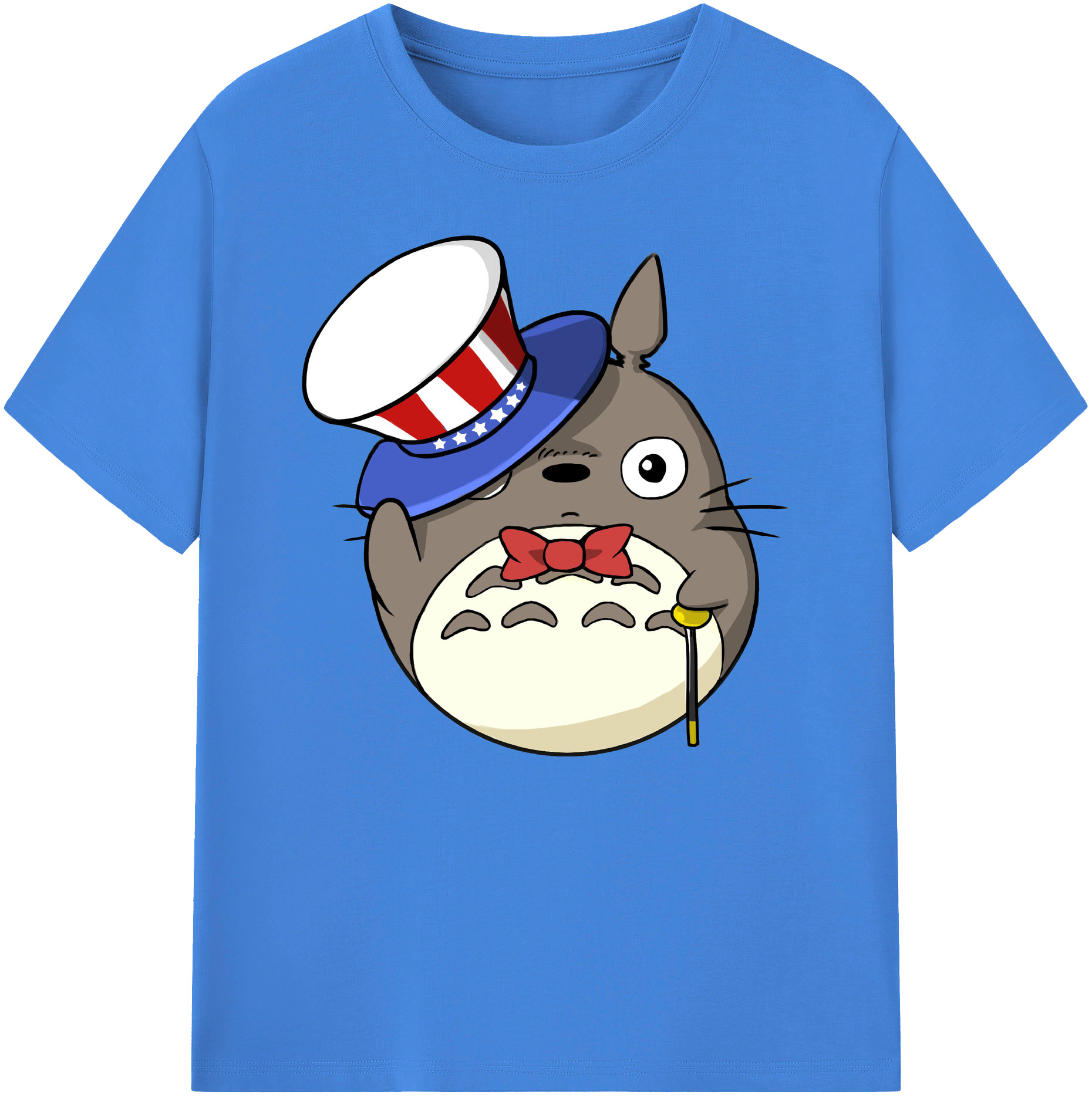 （画像用） となりのトトロ 草壁メイ 草壁サツキ My Neighbor Totoro Satsuki Kusakabe Mei Kusakabe 綿100％ メンズ半袖Tシャツ｜肌触りやわらか＆通気性