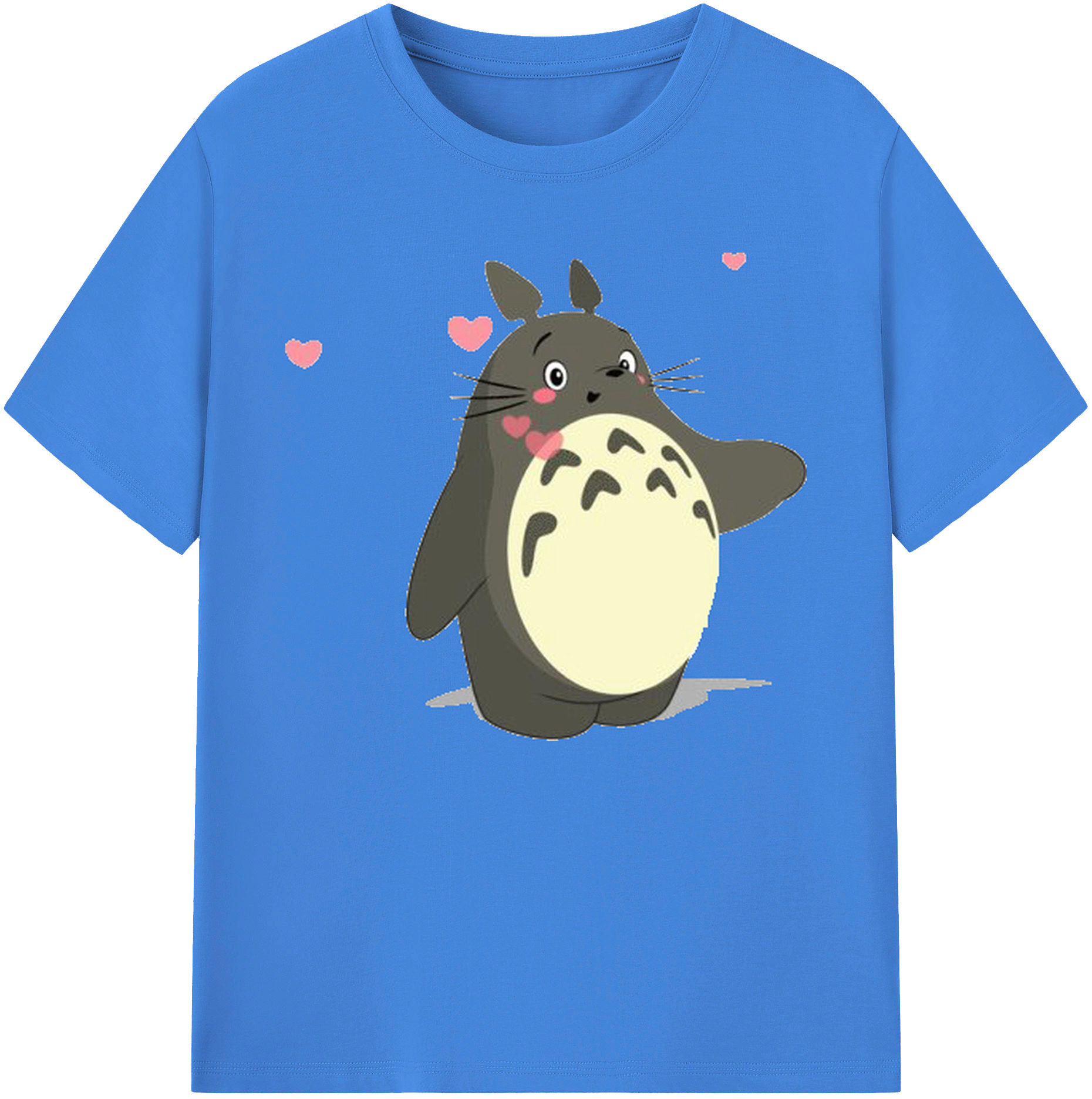 （画像用） となりのトトロ 草壁メイ 草壁サツキ My Neighbor Totoro Satsuki Kusakabe Mei Kusakabe 綿100％ メンズ半袖Tシャツ｜肌触りやわらか＆通気性