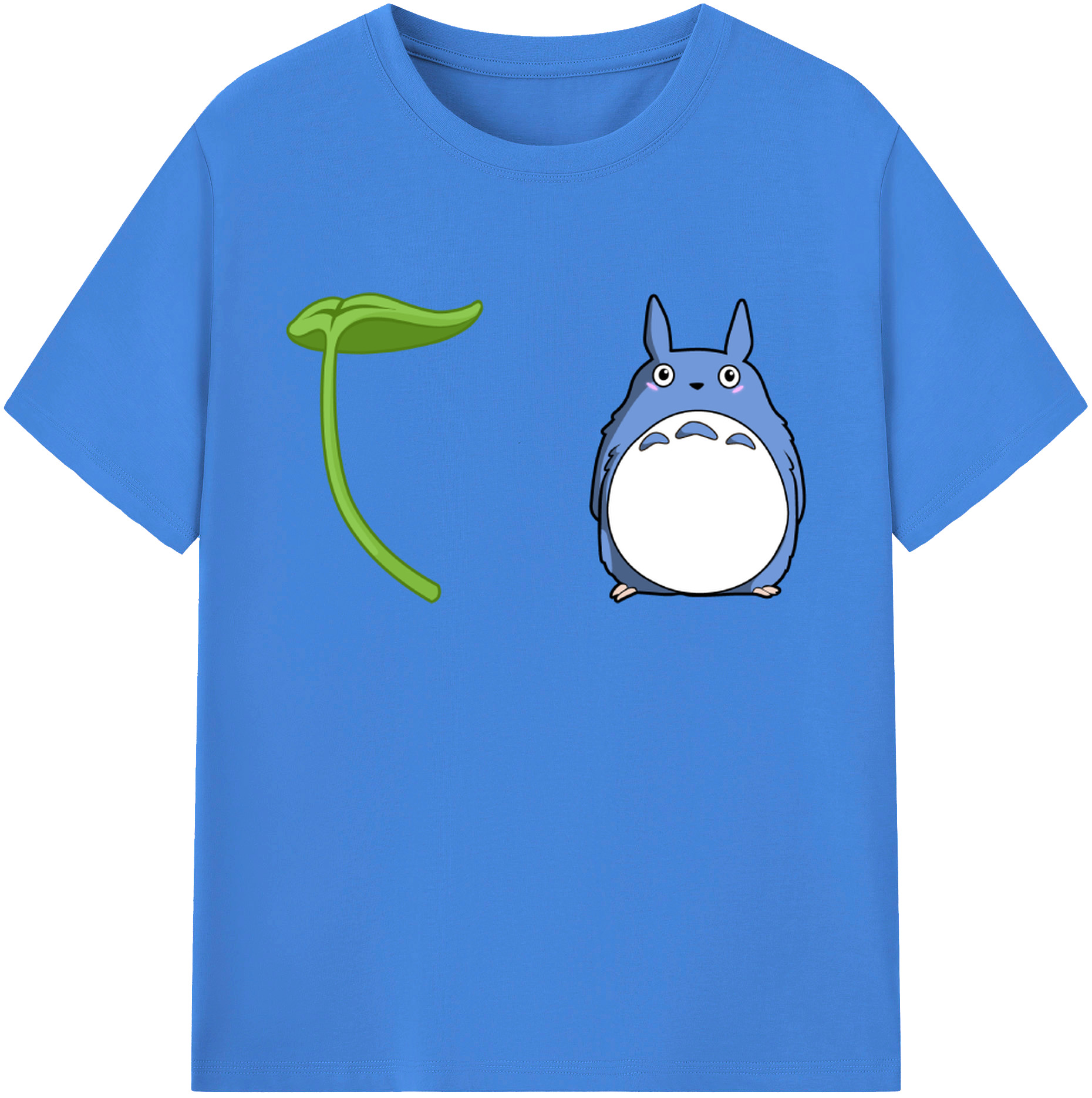 （画像用） となりのトトロ 草壁メイ 草壁サツキ My Neighbor Totoro Satsuki Kusakabe Mei Kusakabe 綿100％ メンズ半袖Tシャツ｜肌触りやわらか＆通気性
