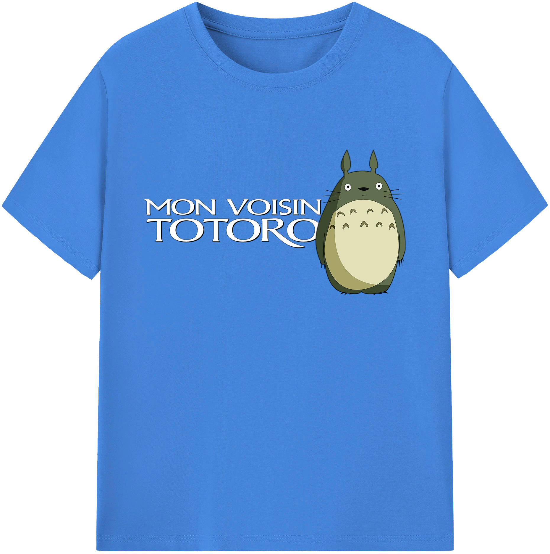 （画像用） となりのトトロ 草壁メイ 草壁サツキ My Neighbor Totoro Satsuki Kusakabe Mei Kusakabe 綿100％ メンズ半袖Tシャツ｜肌触りやわらか＆通気性