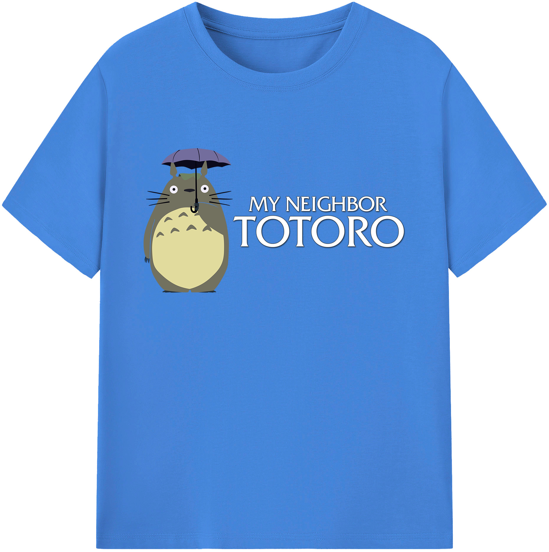 （画像用） となりのトトロ 草壁メイ 草壁サツキ My Neighbor Totoro Satsuki Kusakabe Mei Kusakabe 綿100％ メンズ半袖Tシャツ｜肌触りやわらか＆通気性